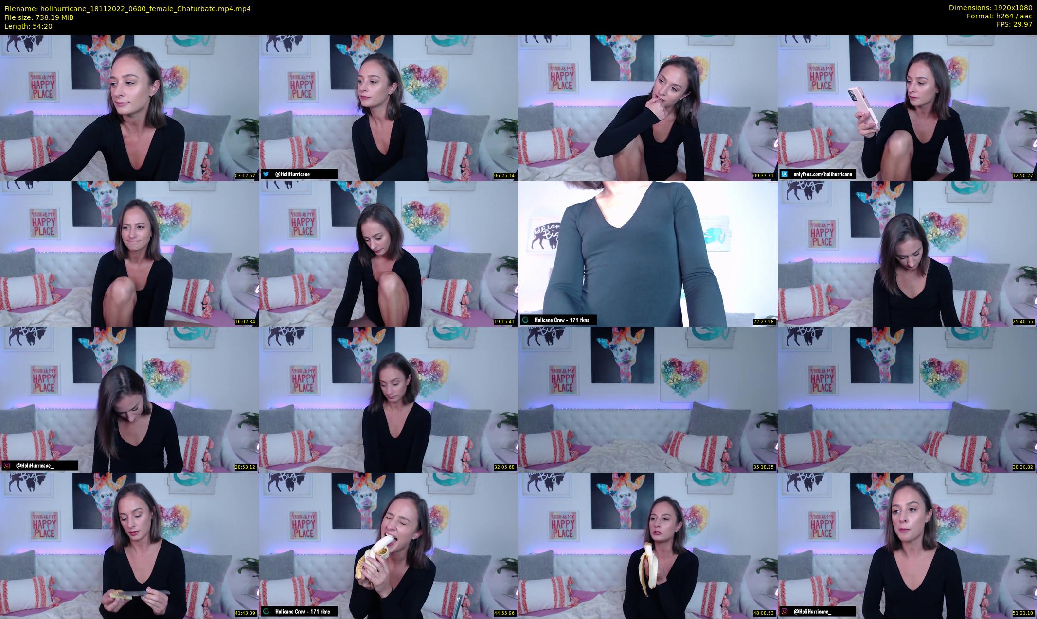 holihurricane — 55 minute Chaturbate female cam show recording, 1080p, Nov 18, 2022