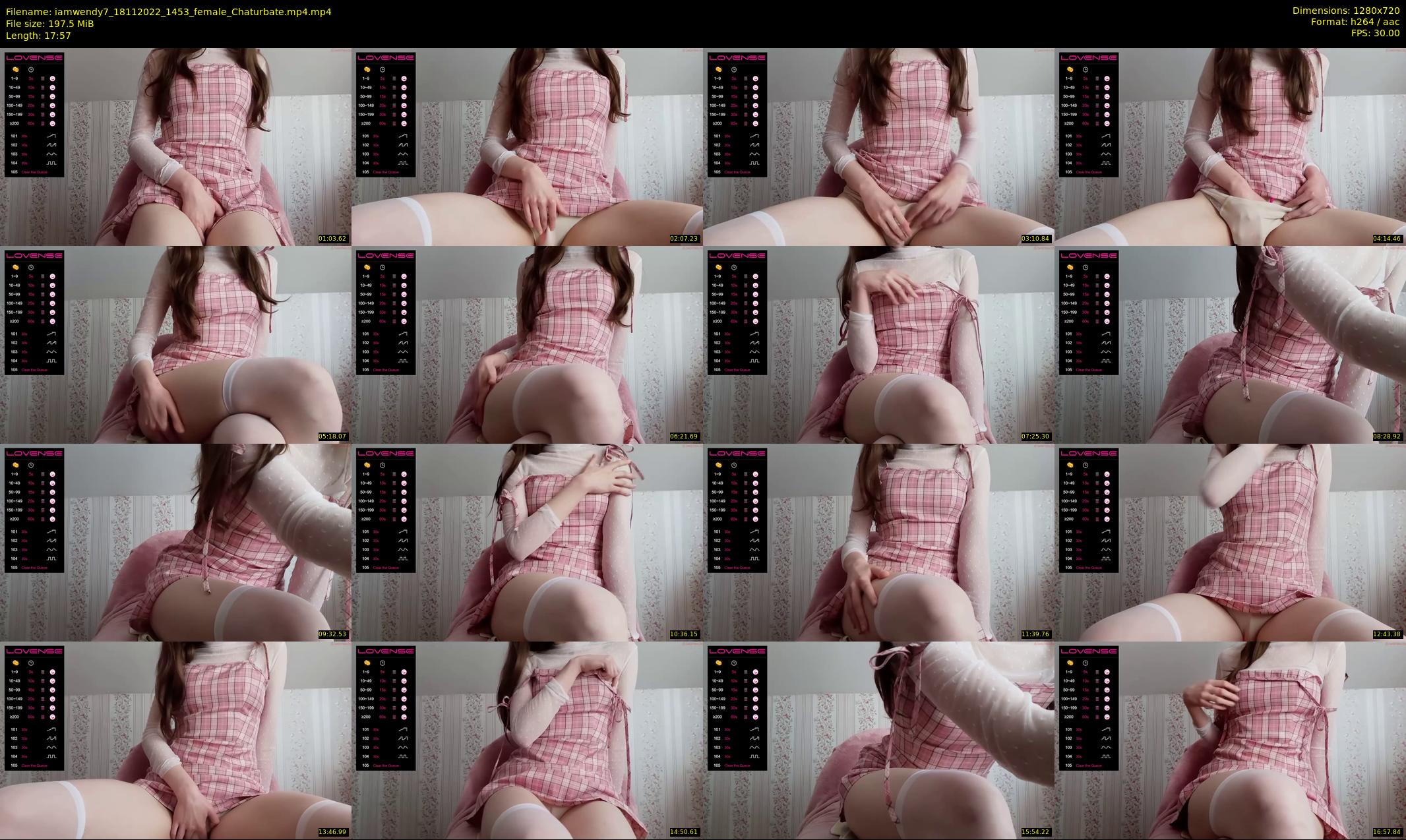 iamwendy7 — 18 minute Chaturbate female cam show recording, 720p, Nov 18, 2022
