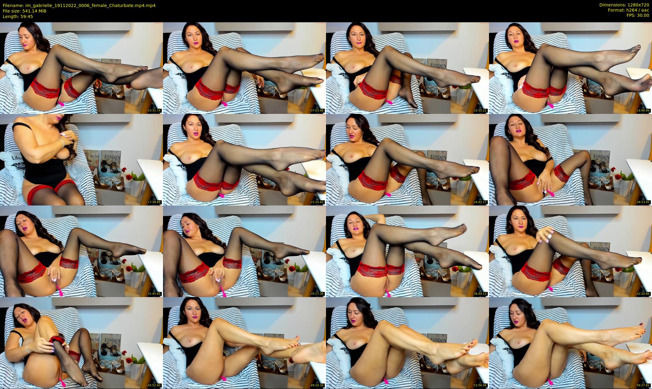 im_gabrielle — 60 minute Chaturbate female cam show recording, 720p, Nov 19, 2022