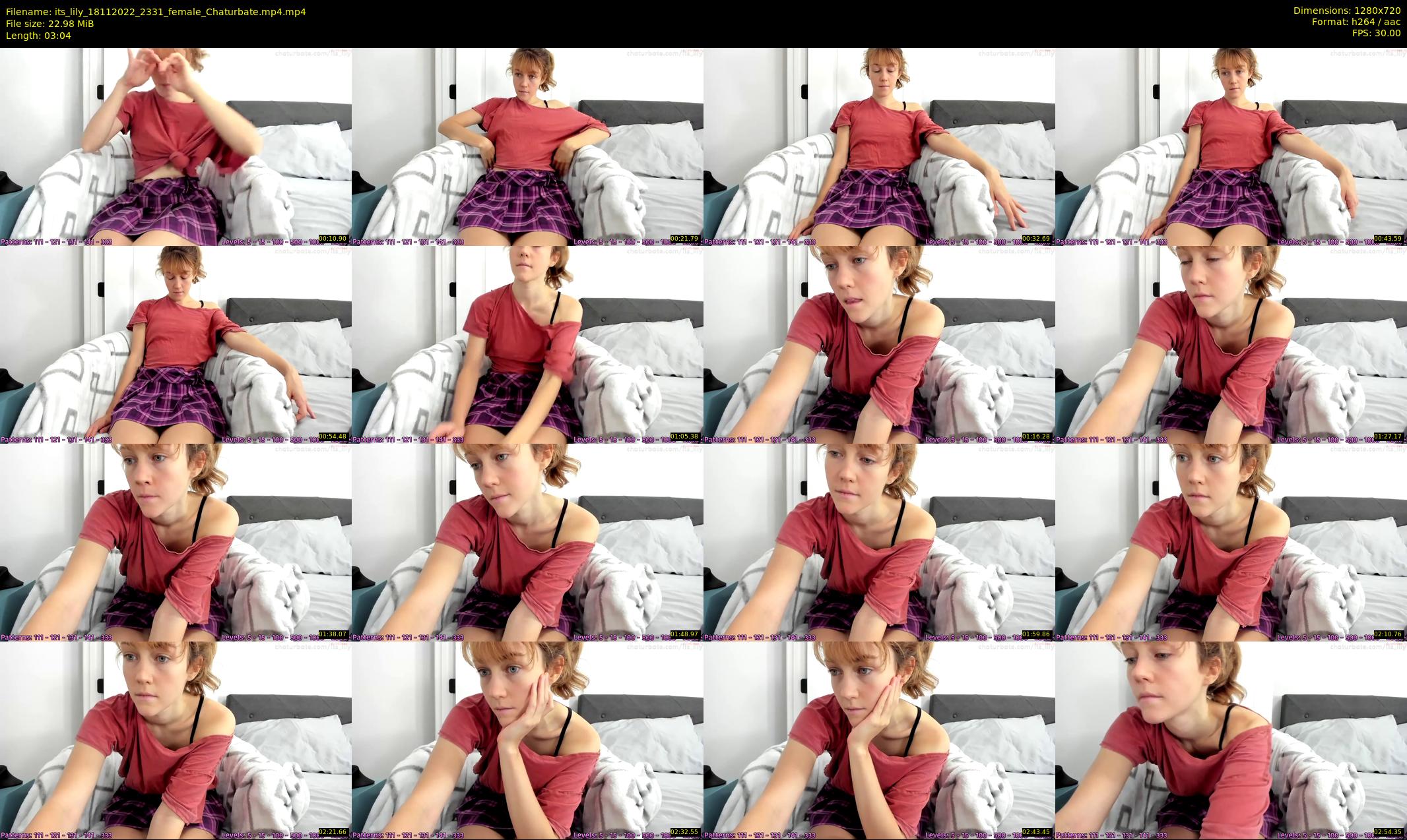 its_lily — 4 minute Chaturbate female cam show recording, 720p, Nov 18, 2022