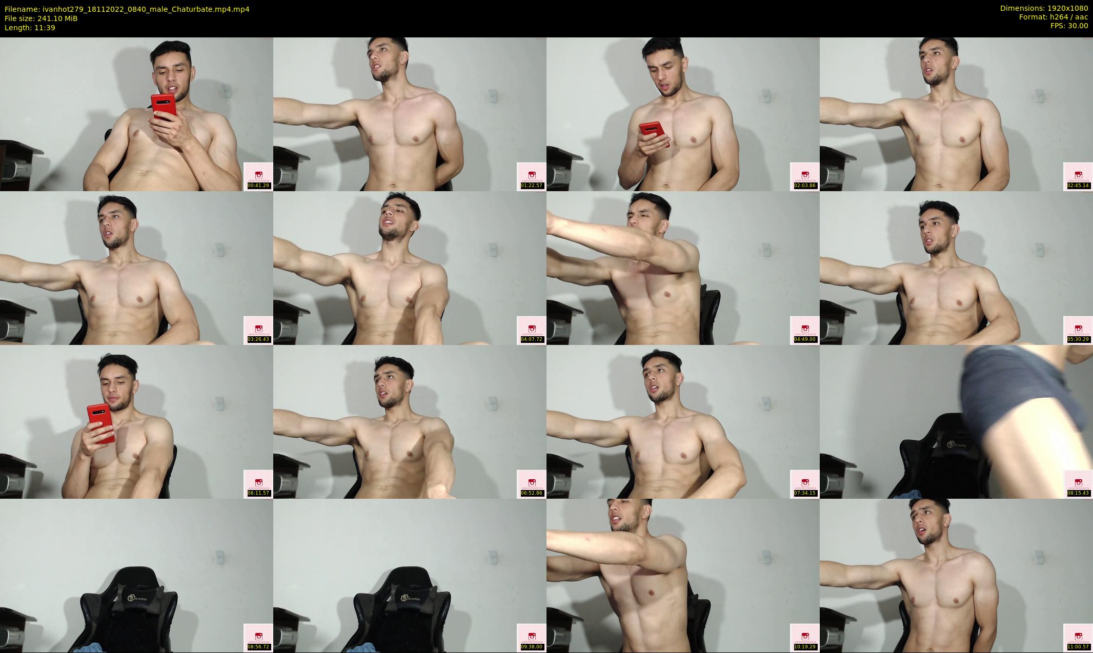 ivanhot279 — 12 minute Chaturbate male cam show recording, 1080p, Nov 18, 2022