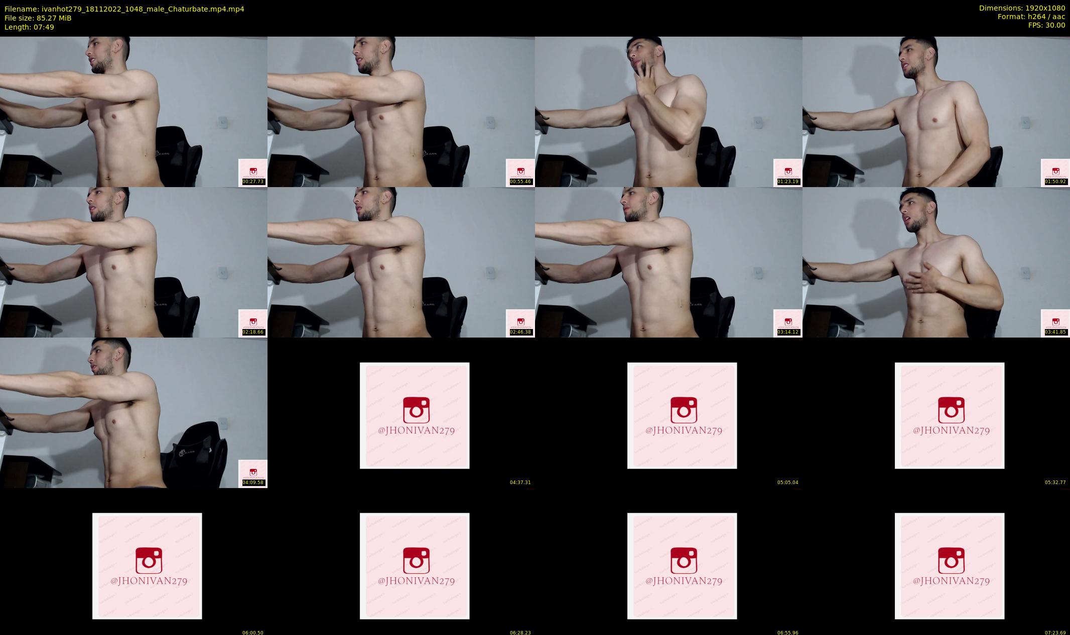ivanhot279 — 8 minute Chaturbate male cam show recording, 1080p, Nov 18, 2022