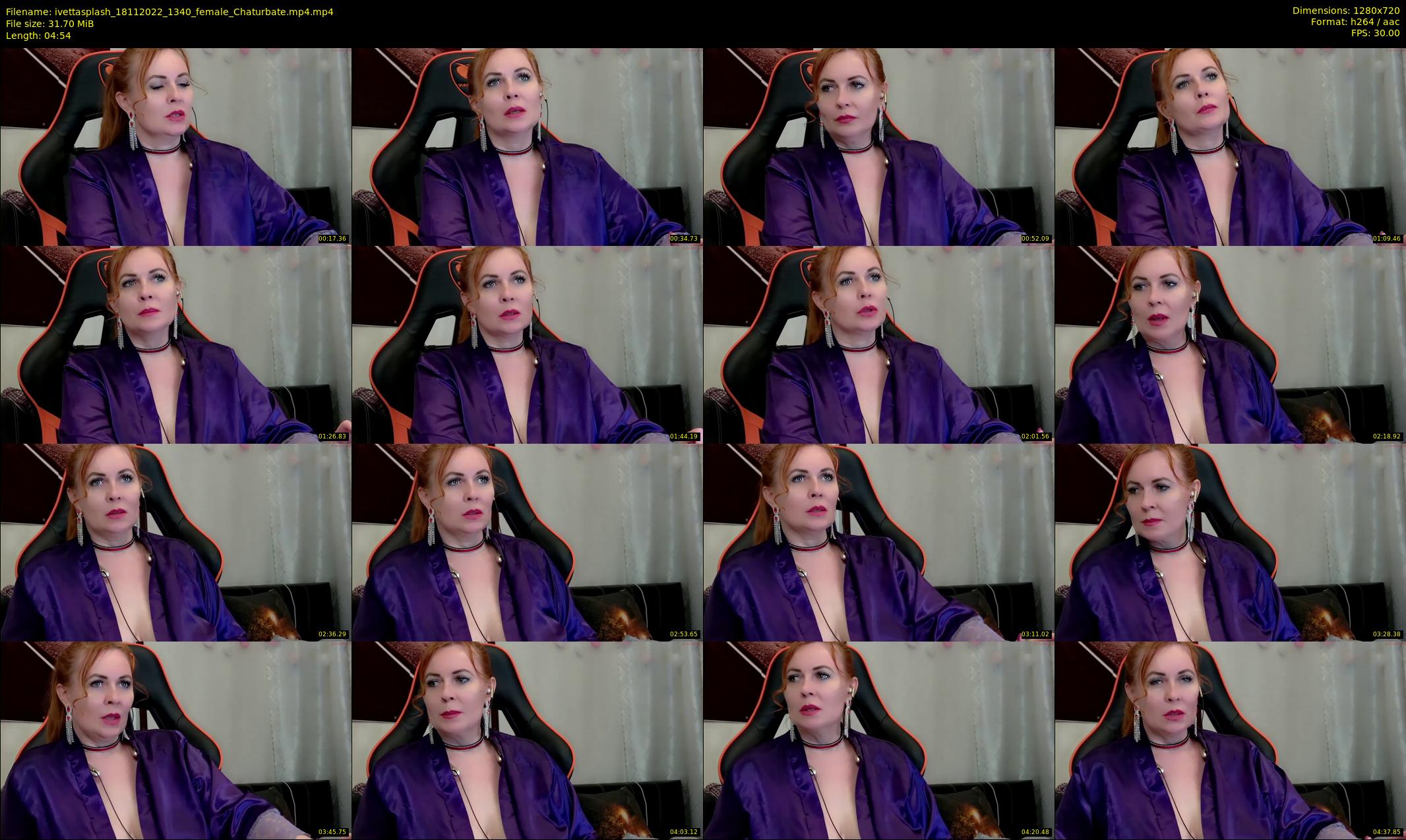 ivettasplash — 5 minute Chaturbate female cam show recording, 720p, Nov 18, 2022