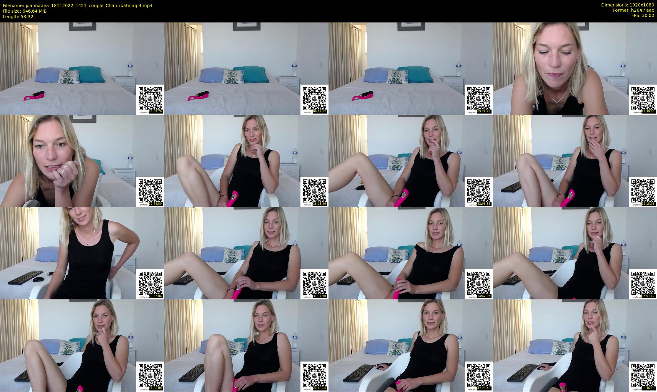 joannadea — 54 minute Chaturbate female cam show recording, 1080p, Nov 18, 2022