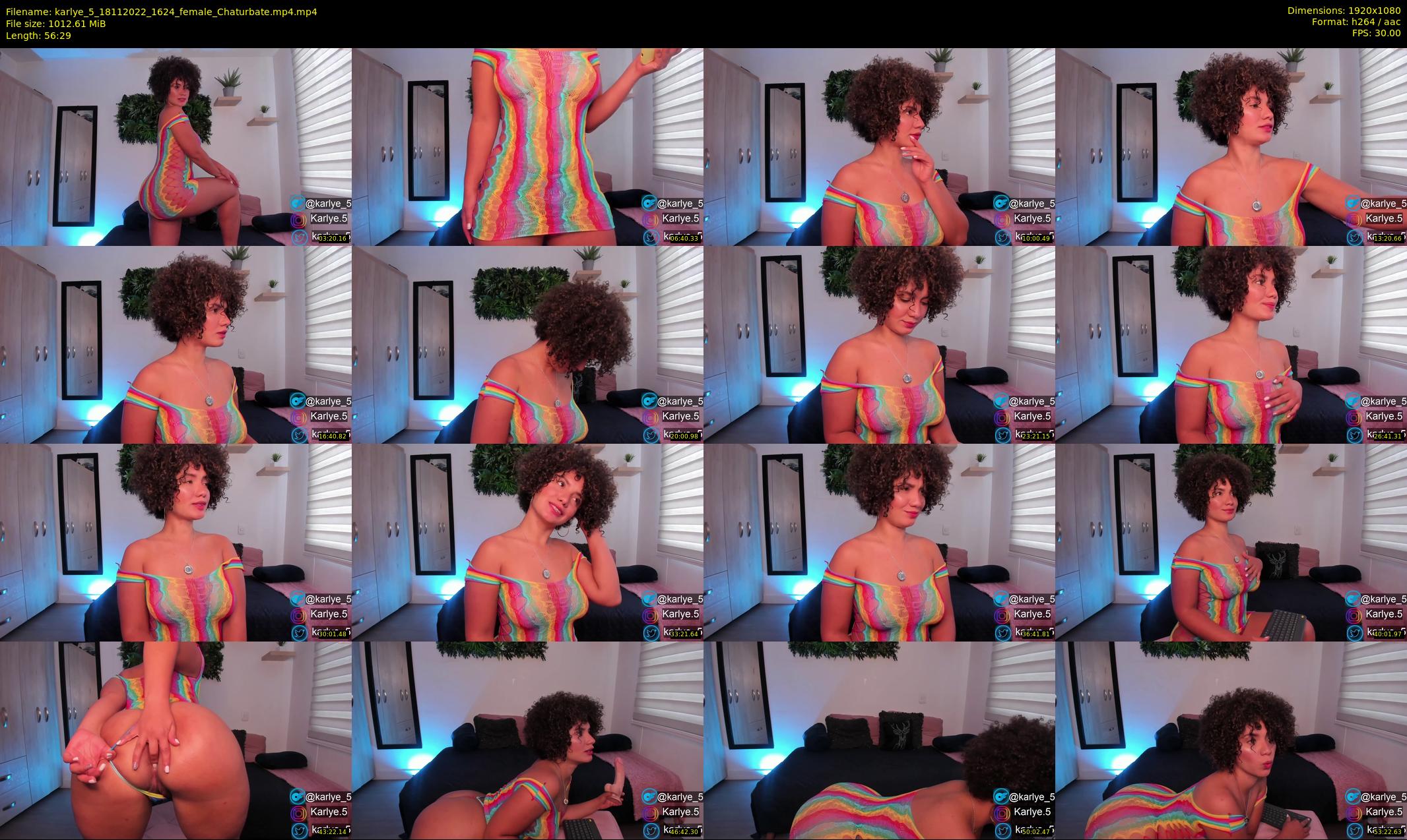 karlye_5 — 57 minute Chaturbate female cam show recording, 1080p, Nov 18, 2022