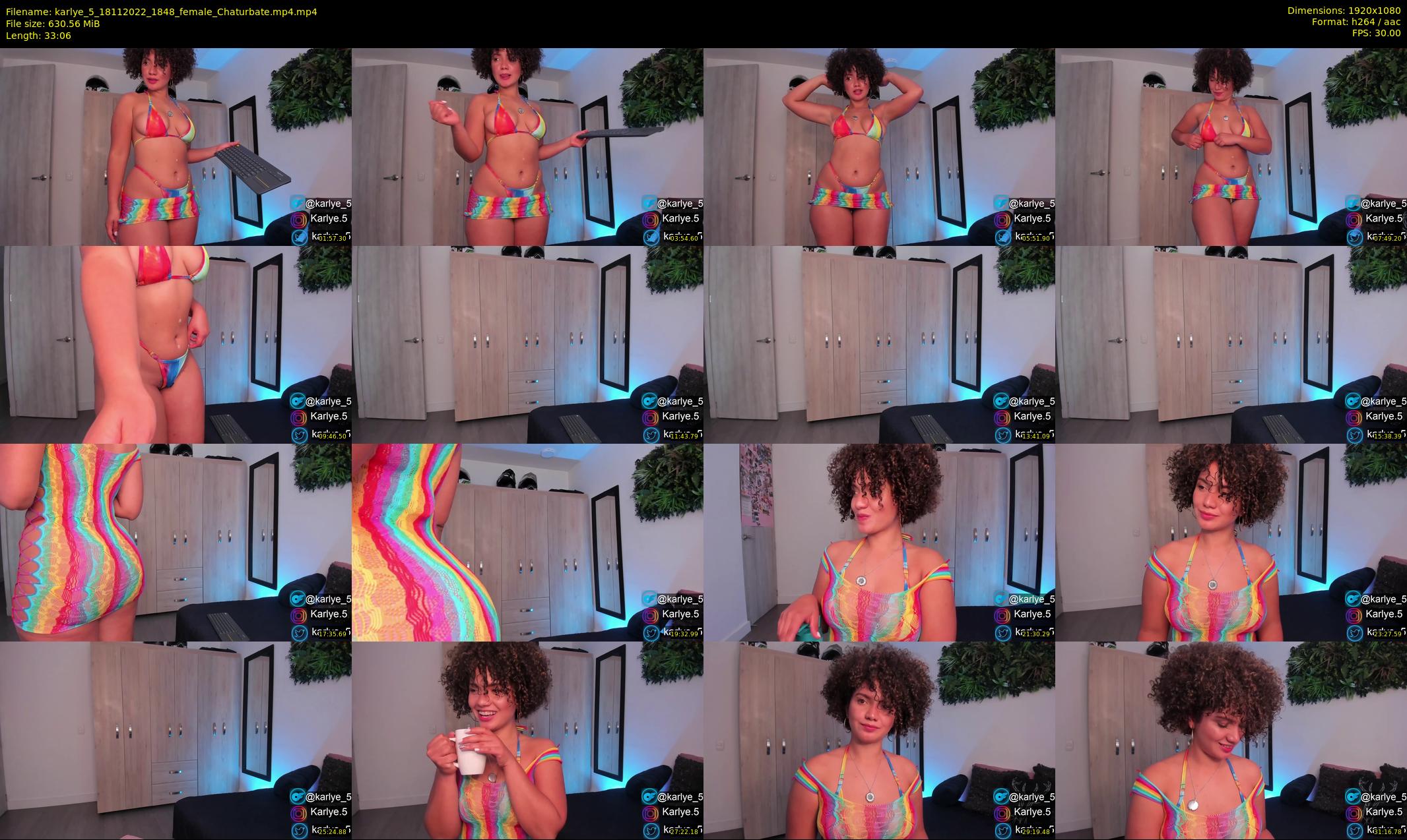 karlye_5 — 34 minute Chaturbate female cam show recording, 1080p, Nov 18, 2022