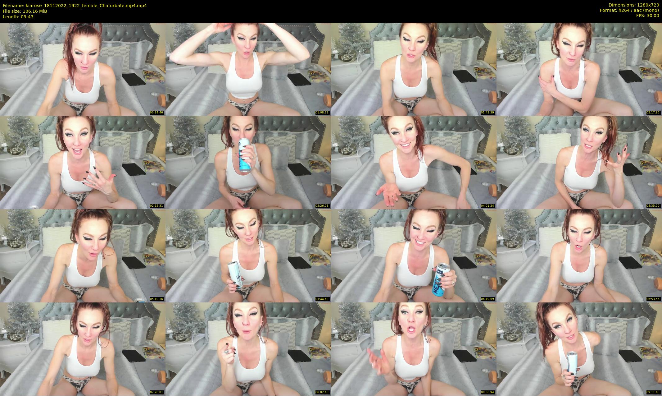 kiarose — 10 minute Chaturbate female cam show recording, 720p, Nov 18, 2022