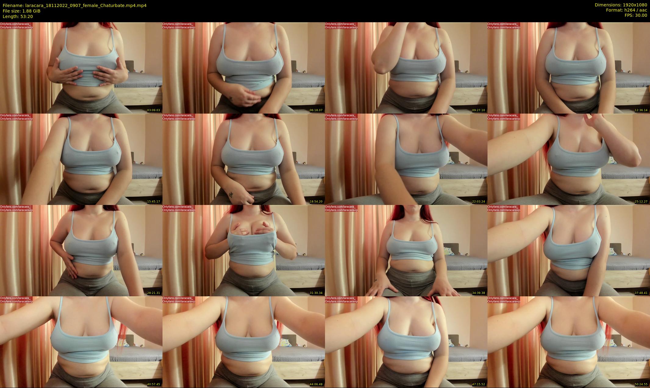 laracara — 54 minute Chaturbate female cam show recording, 1080p, Nov 18, 2022