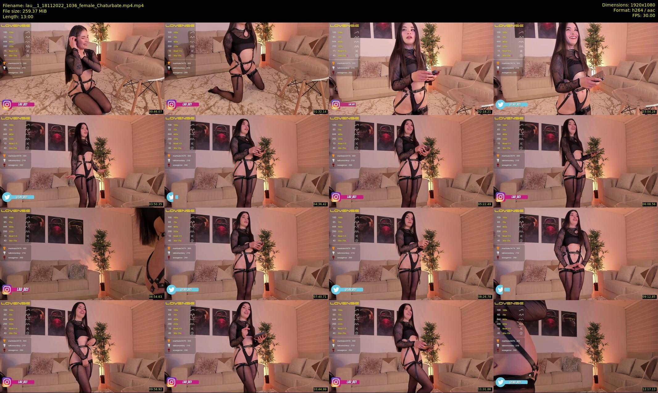 lau__1 — 13 minute Chaturbate female cam show recording, 1080p, Nov 18, 2022