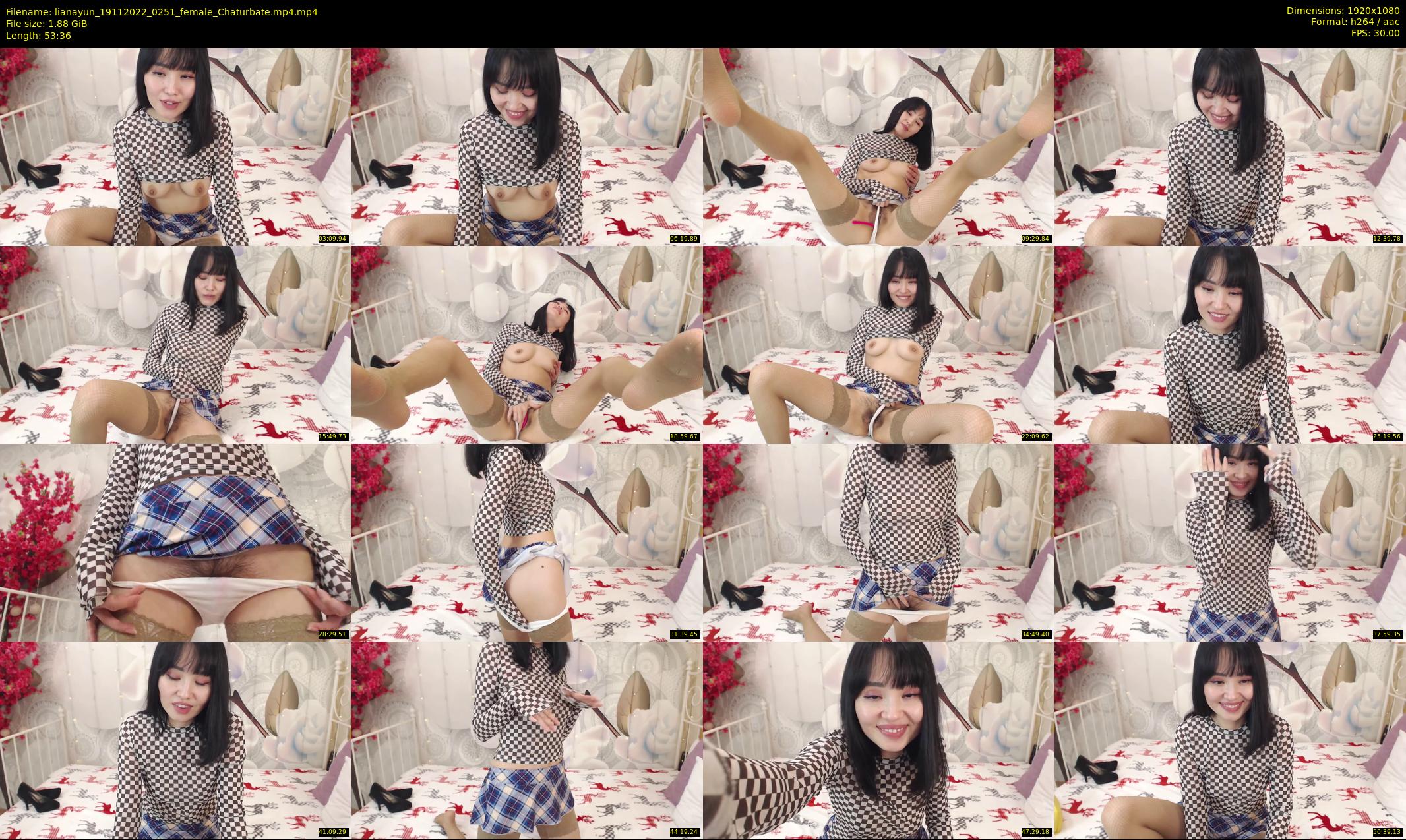 lianayun — 54 minute Chaturbate female cam show recording, 1080p, Nov 19, 2022