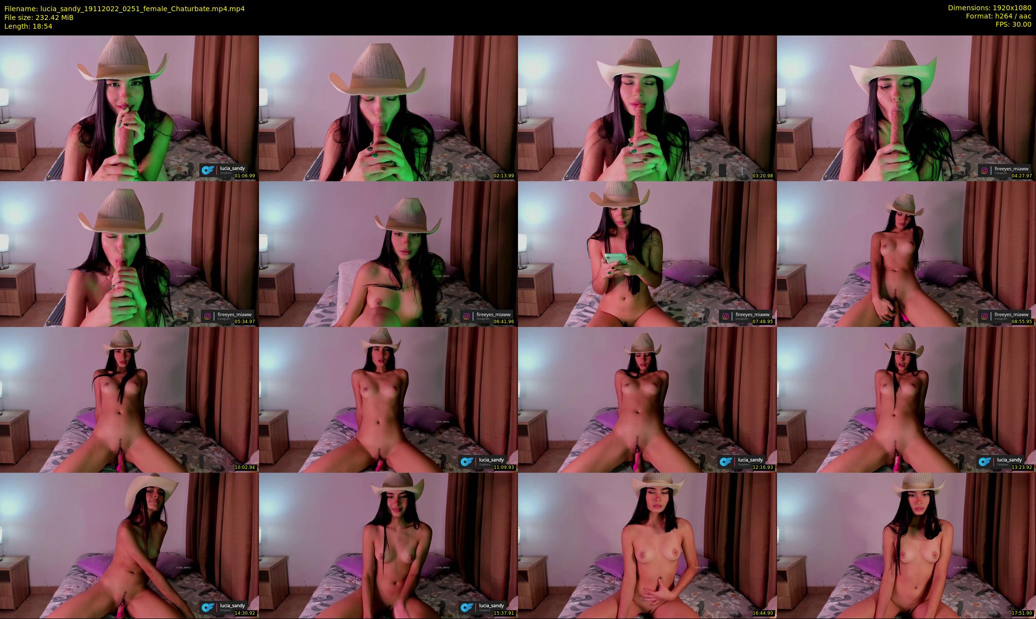 lucia_sandy — 19 minute Chaturbate female cam show recording, 1080p, Nov 19, 2022