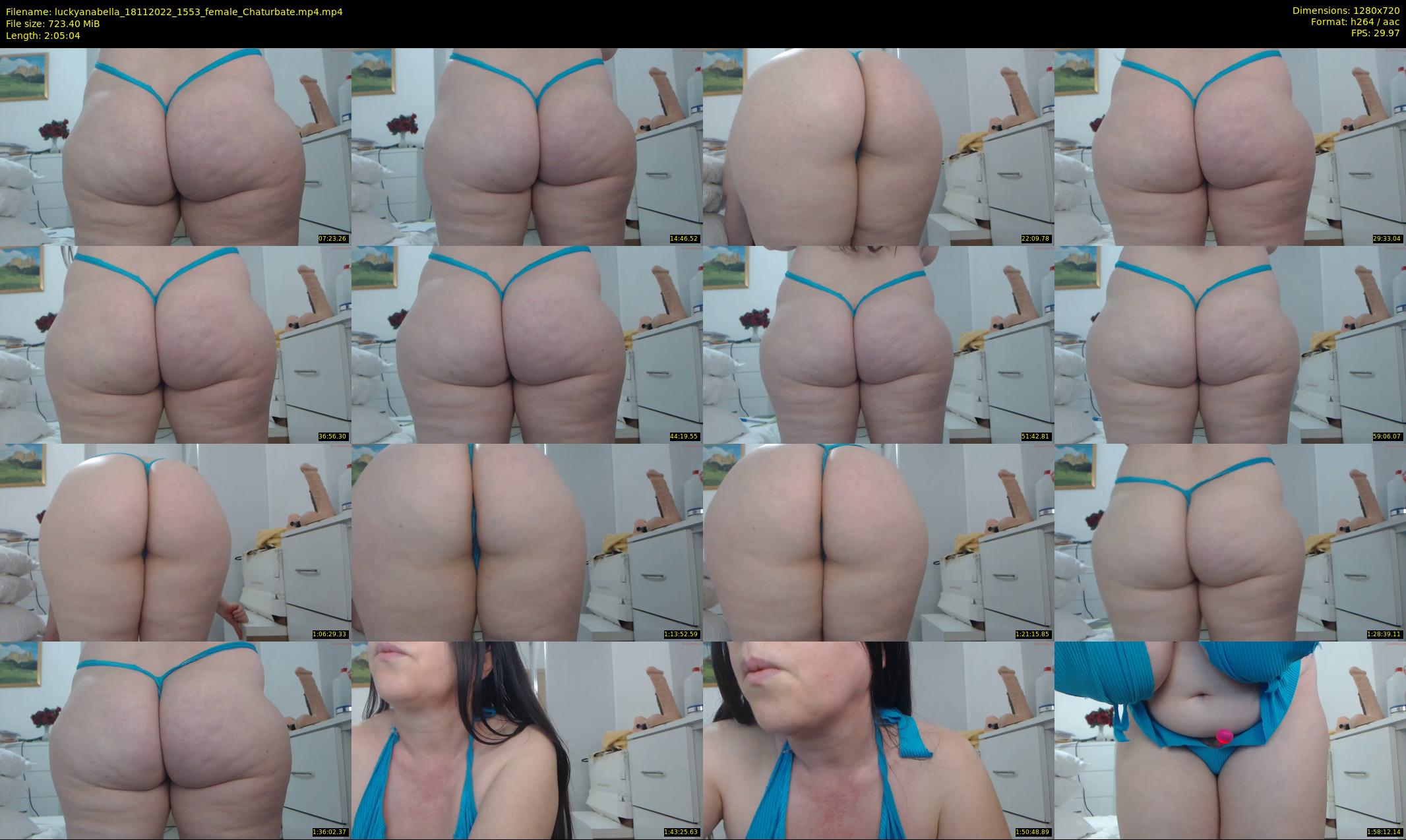 luckyanabella — 126 minute Chaturbate female cam show recording, 720p, Nov 18, 2022