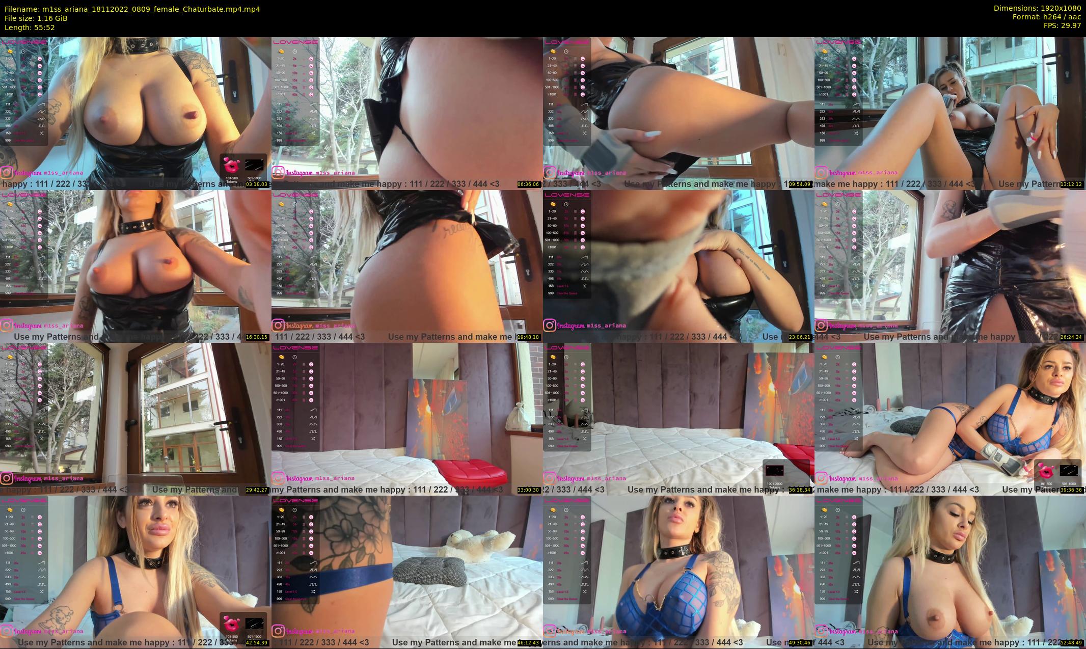 m1ss_ariana — 56 minute Chaturbate female cam show recording, 1080p, Nov 18, 2022