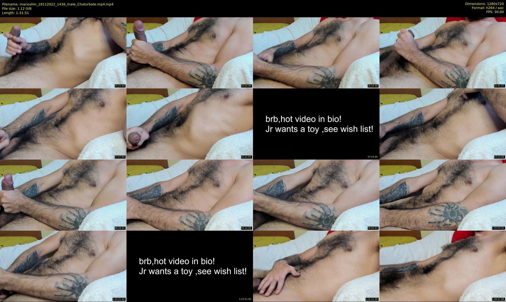 marioslim — 92 minute Chaturbate male cam show recording, 720p, Nov 18, 2022