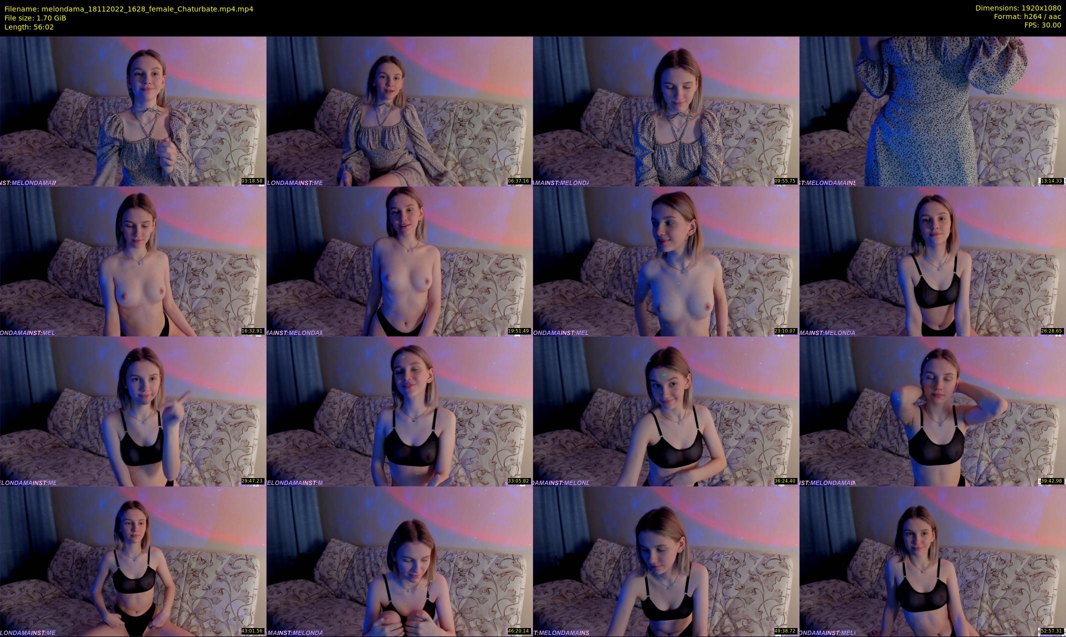 melondama — 57 minute Chaturbate female cam show recording, 1080p, Nov 18, 2022