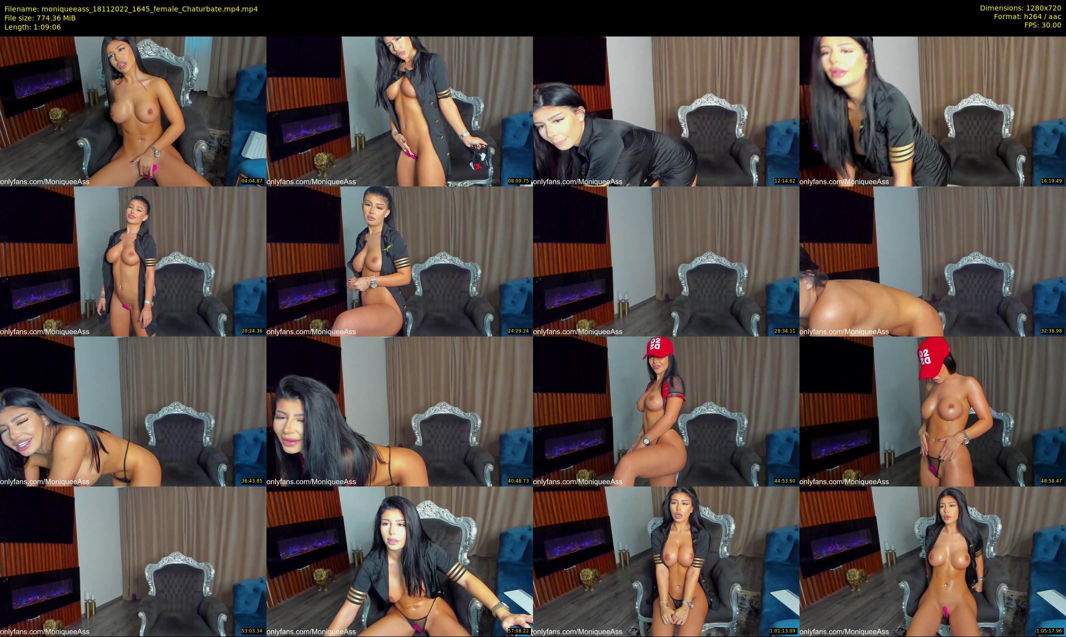 moniqueeass — 70 minute Chaturbate female cam show recording, 720p, Nov 18, 2022