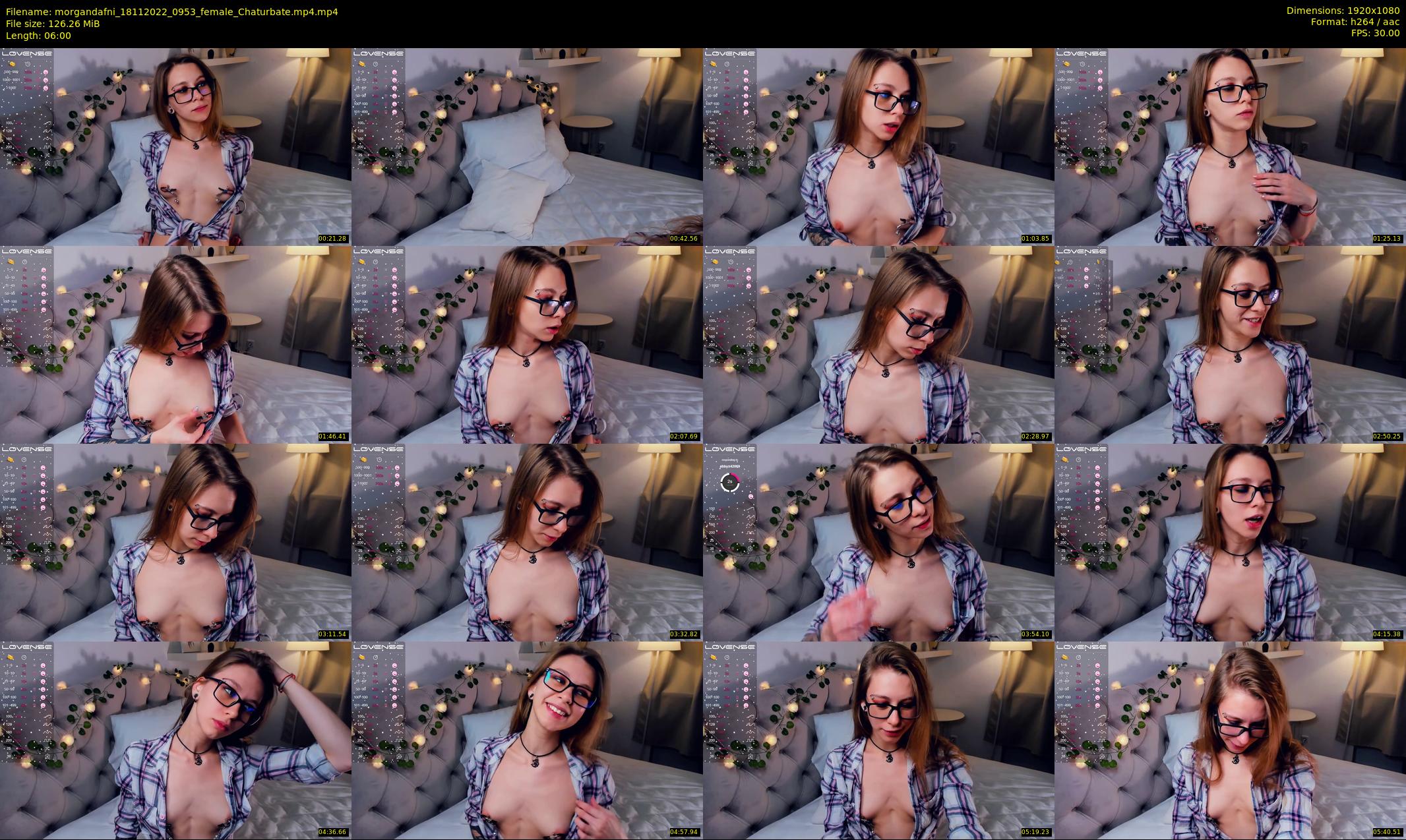 morgandafni — 6 minute Chaturbate couple cam show recording, 1080p, Nov 18, 2022