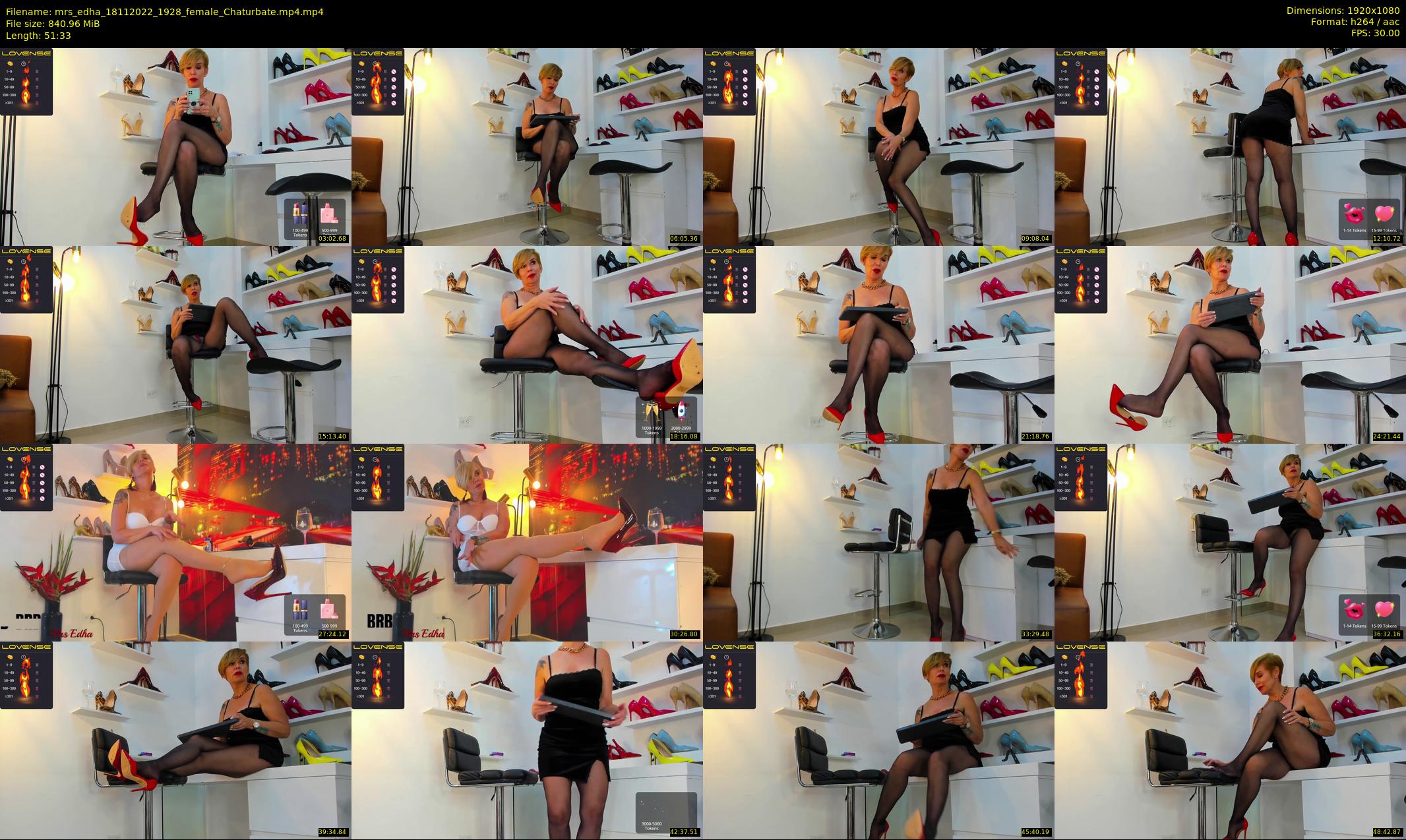 mrs_edha — 52 minute Chaturbate female cam show recording, 1080p, Nov 18, 2022