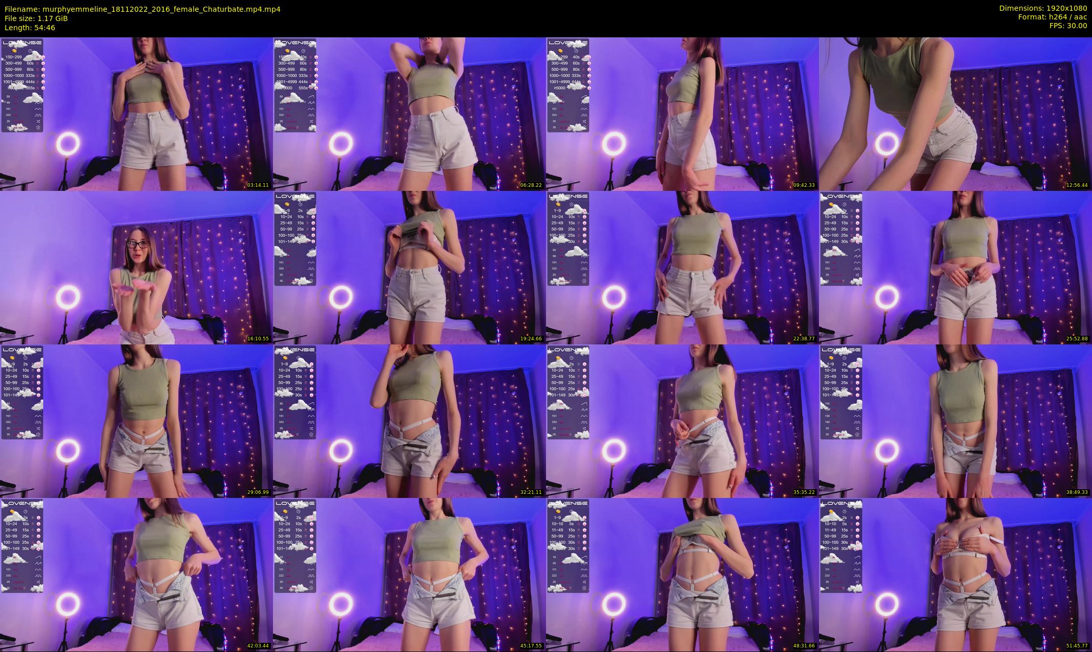 murphyemmeline — 55 minute Chaturbate female cam show recording, 1080p, Nov 18, 2022