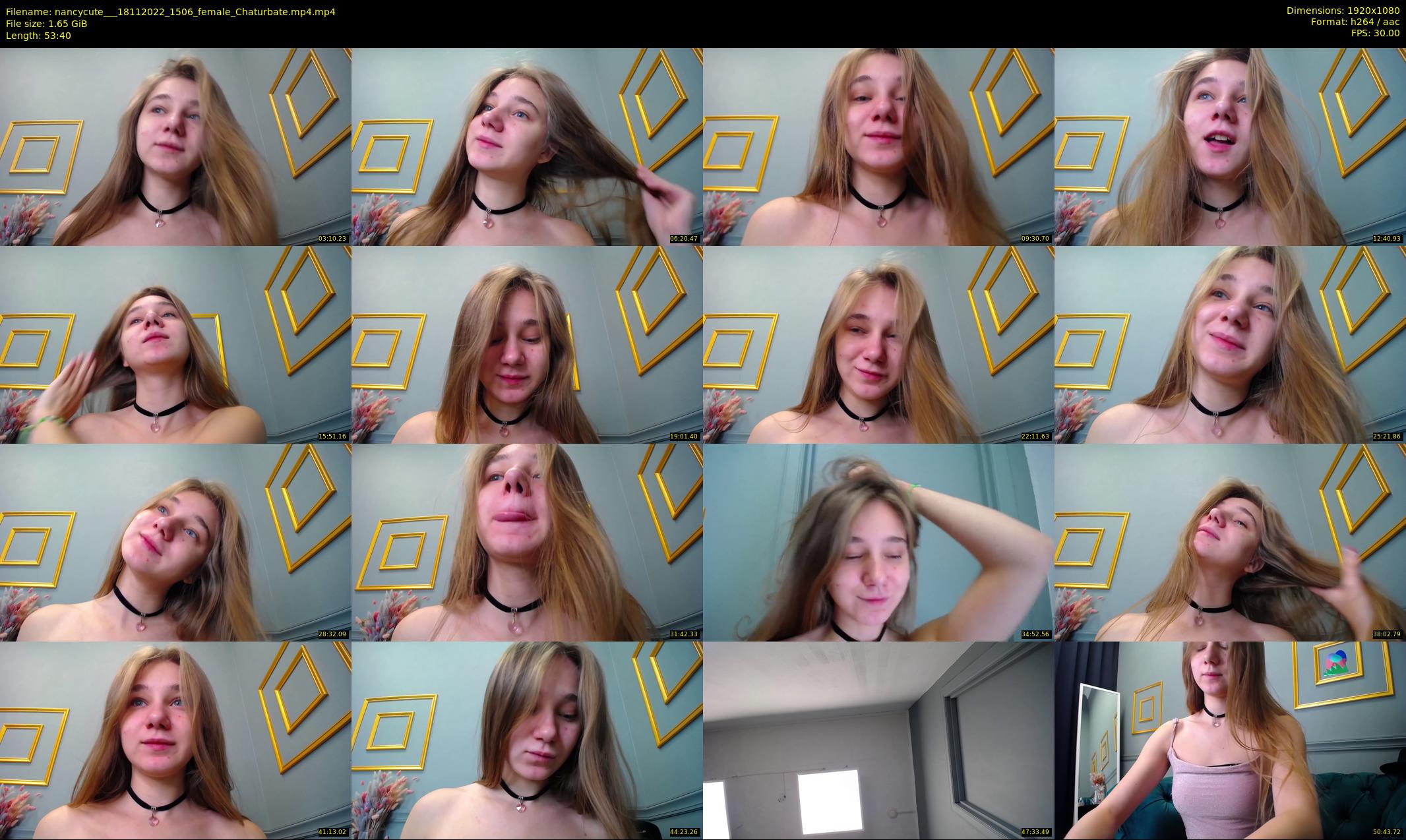nancycute__ — 54 minute Chaturbate female cam show recording, 1080p, Nov 18, 2022