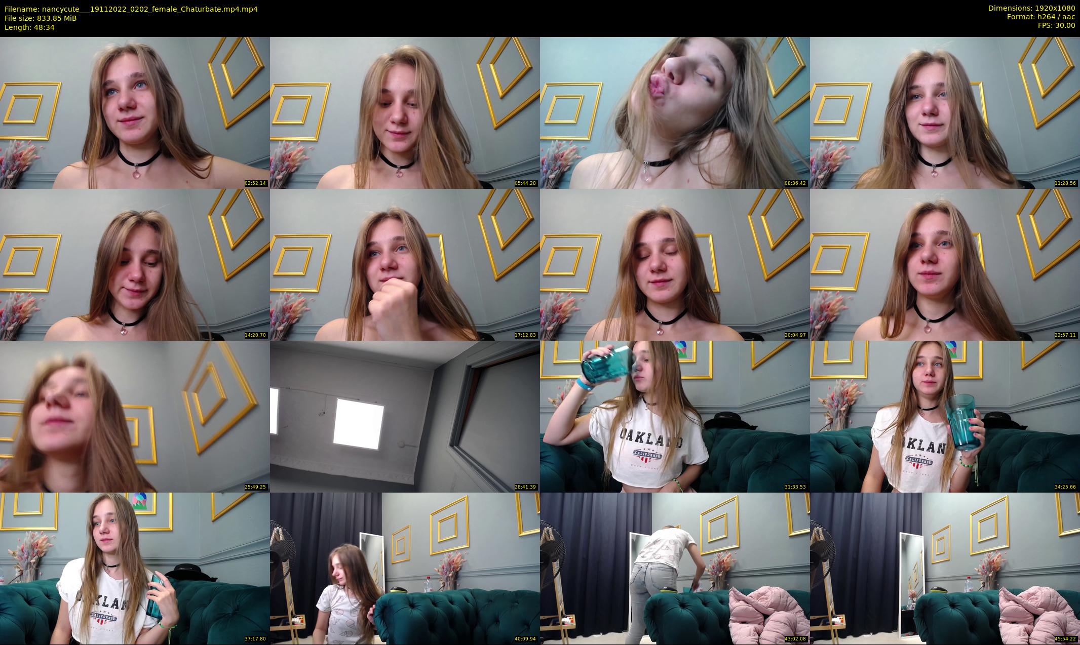 nancycute__ — 49 minute Chaturbate female cam show recording, 1080p, Nov 19, 2022
