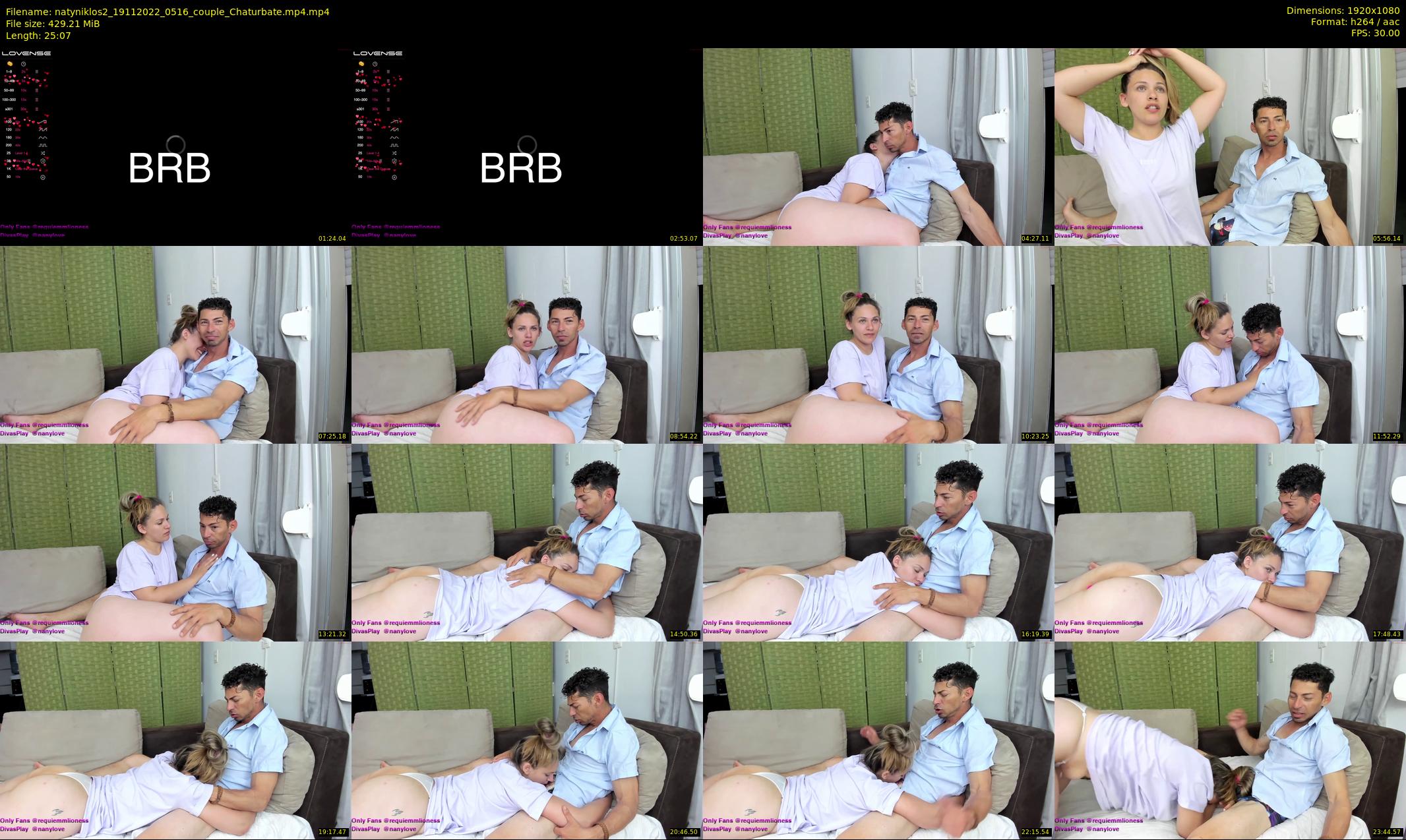 natyniklos2 — 26 minute Chaturbate couple cam show recording, 1080p, Nov 19, 2022