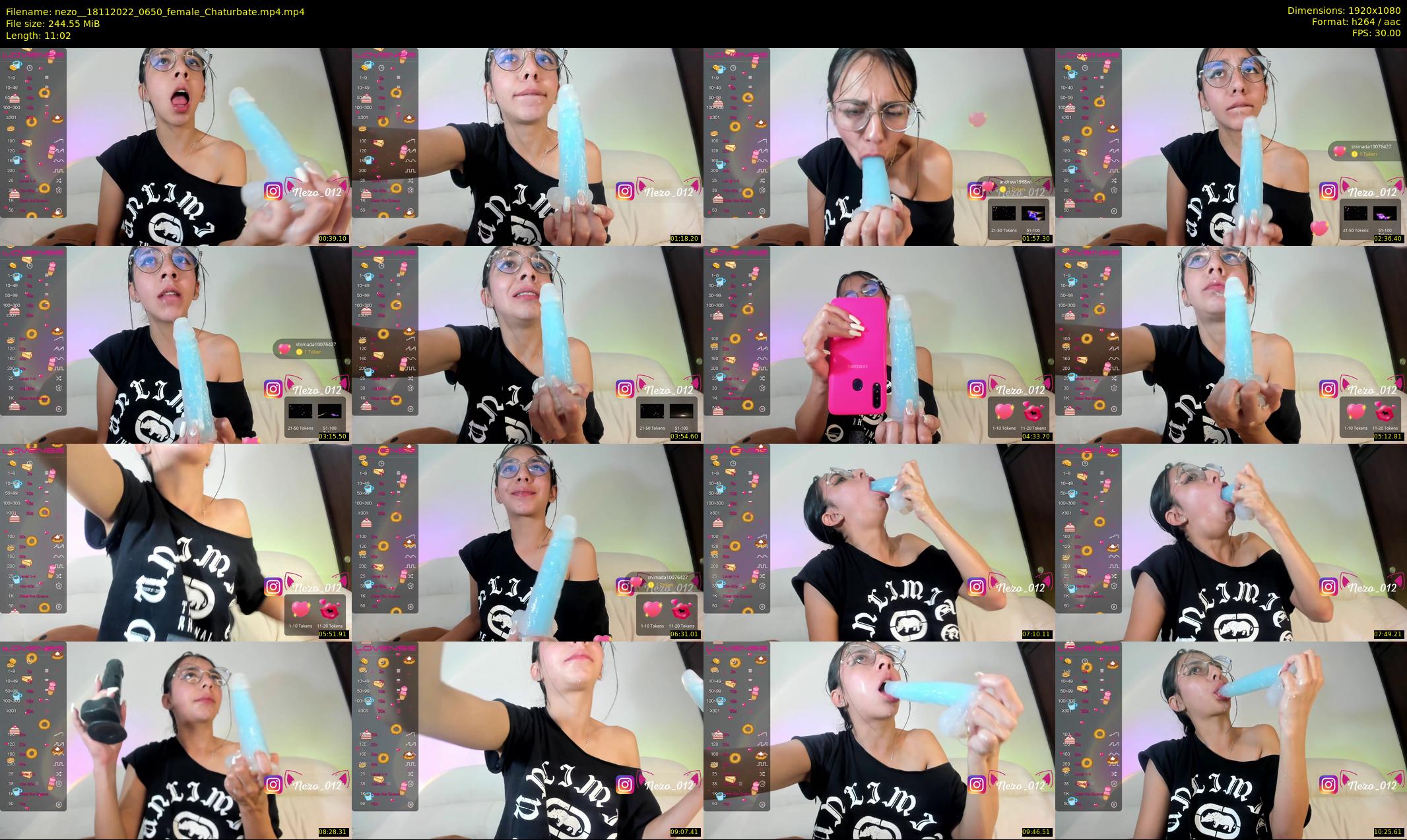 nezo_ — 12 minute Chaturbate female cam show recording, 1080p, Nov 18, 2022