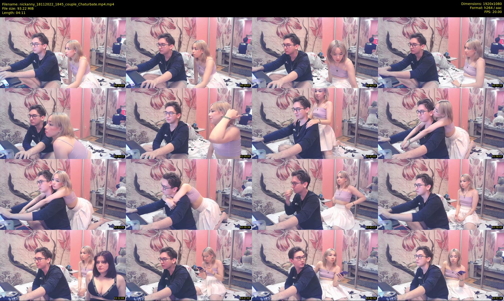 nickanny — 5 minute Chaturbate couple cam show recording, 1080p, Nov 18, 2022