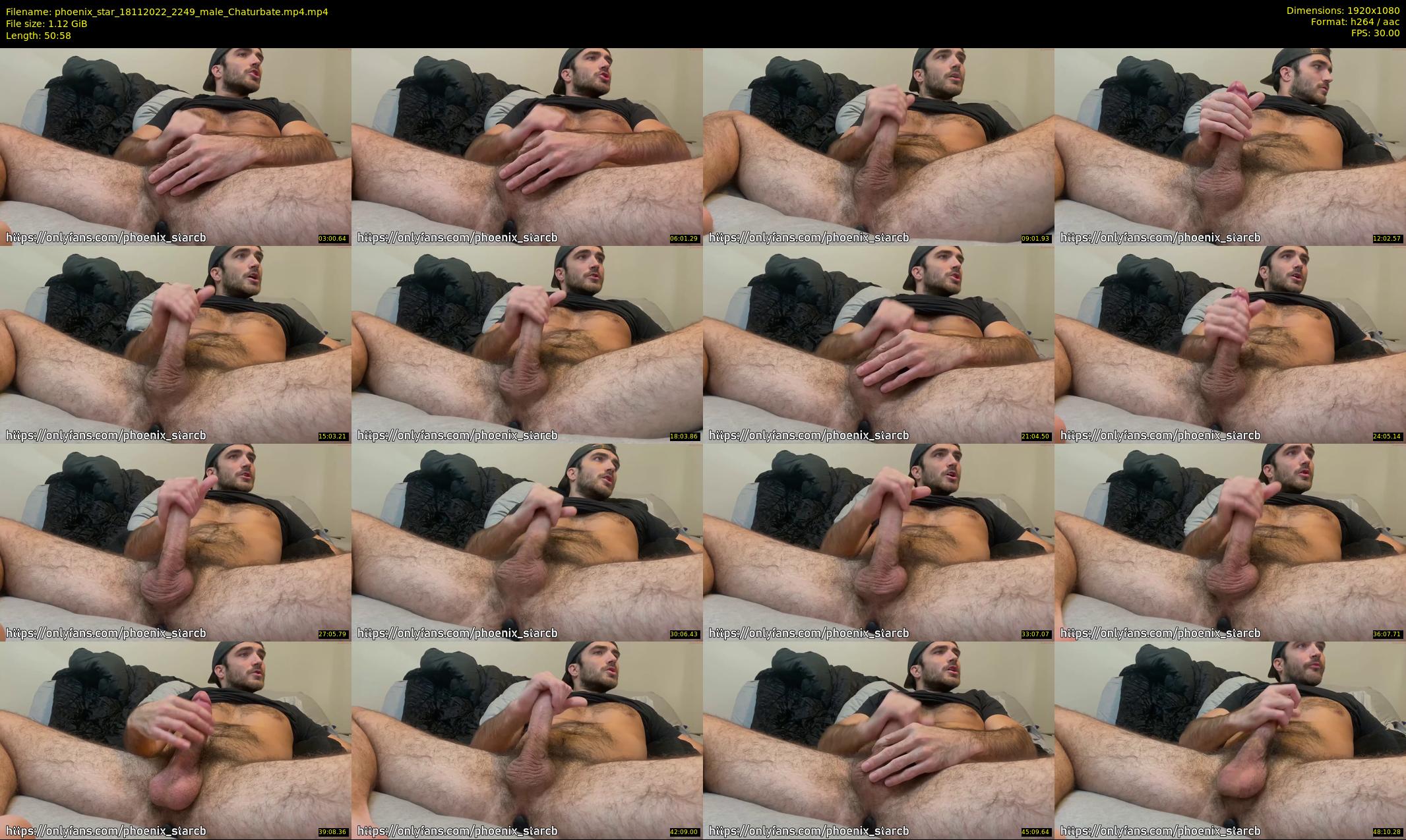 phoenix_star — 51 minute Chaturbate male cam show recording, 1080p, Nov 18, 2022