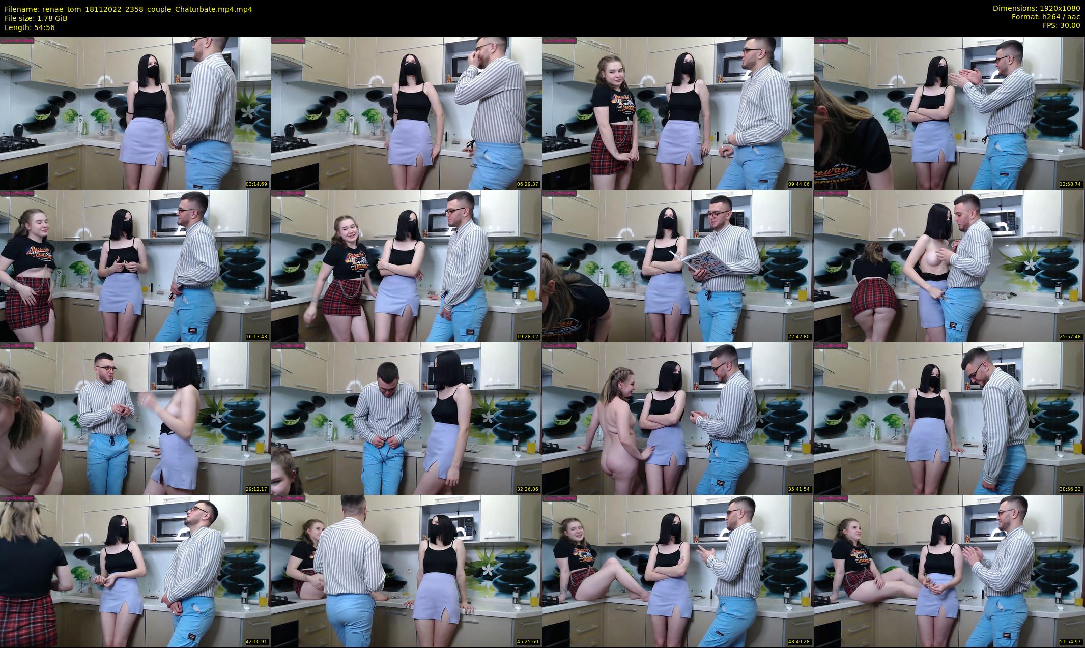 renae_tom — 55 minute Chaturbate couple cam show recording, 1080p, Nov 18, 2022