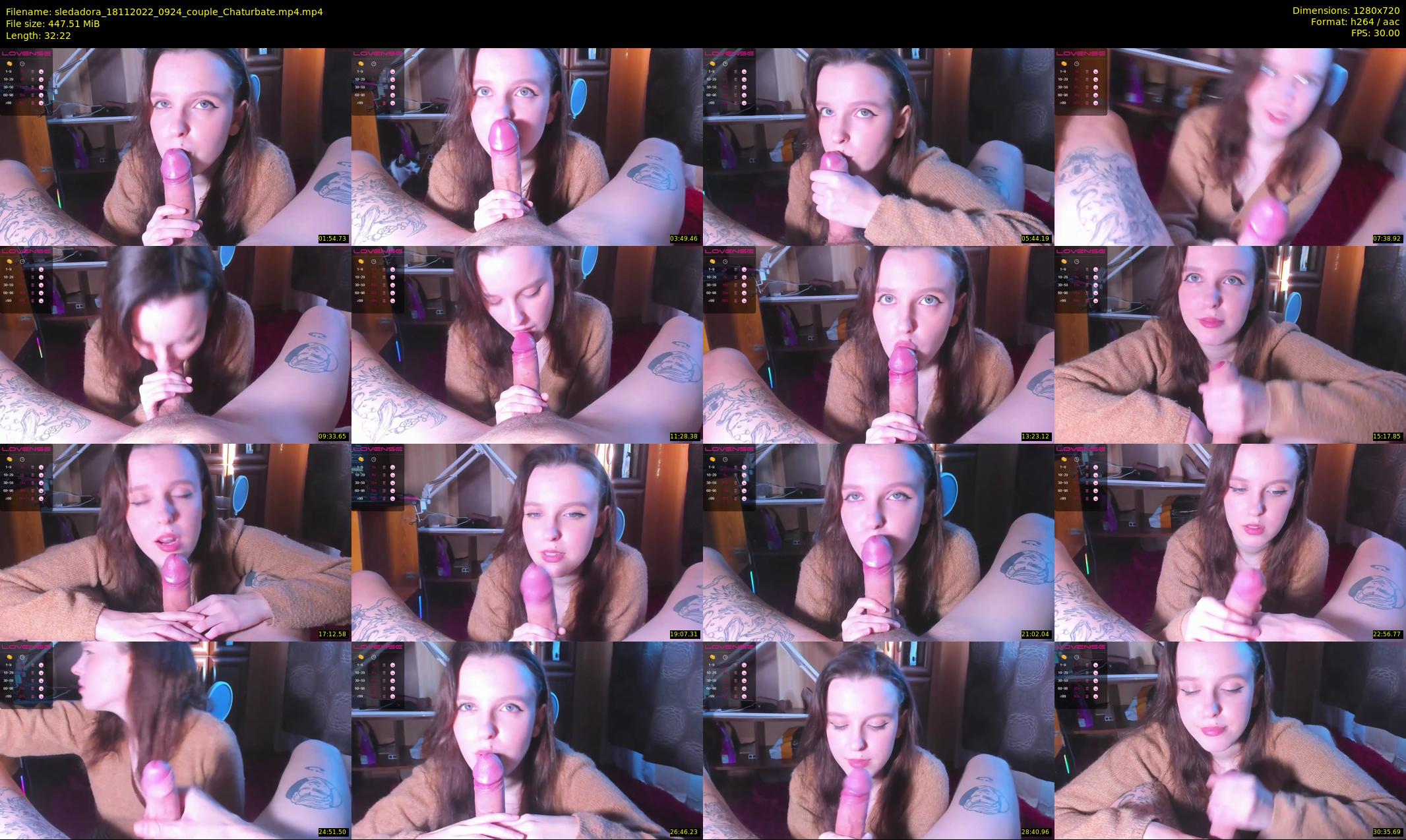 sledadora — 33 minute Chaturbate couple cam show recording, 720p, Nov 18, 2022