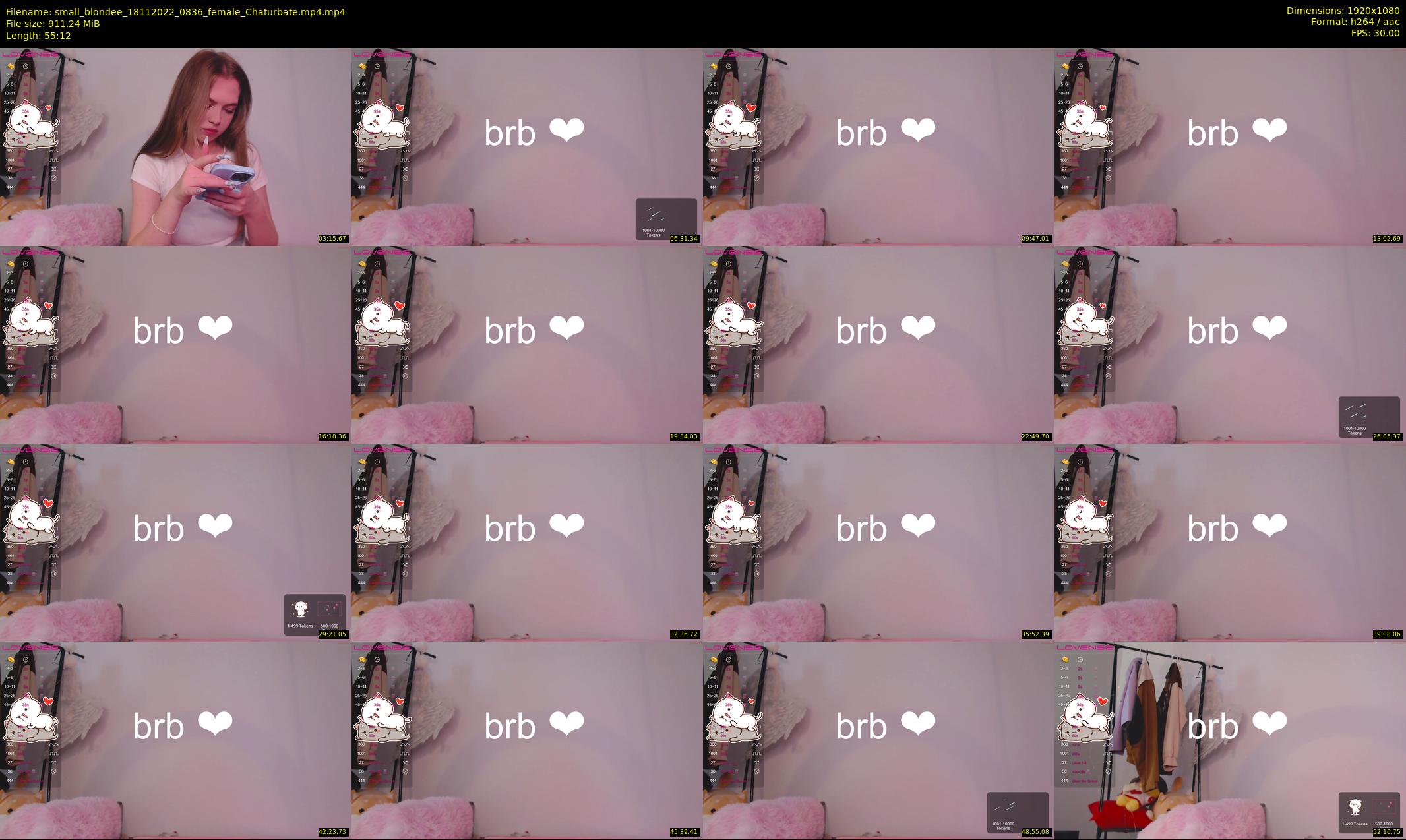 small_blondee — 56 minute Chaturbate female cam show recording, 1080p, Nov 18, 2022