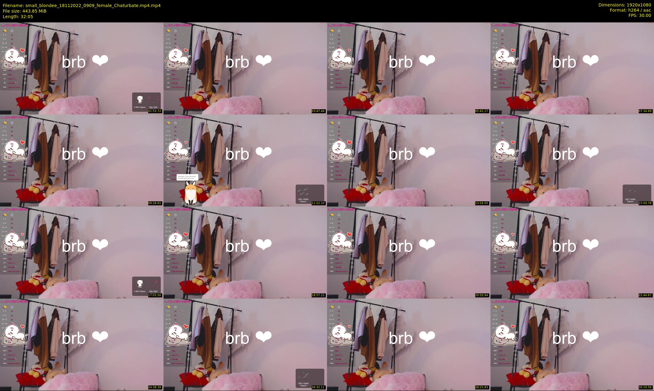 small_blondee — 33 minute Chaturbate female cam show recording, 1080p, Nov 18, 2022