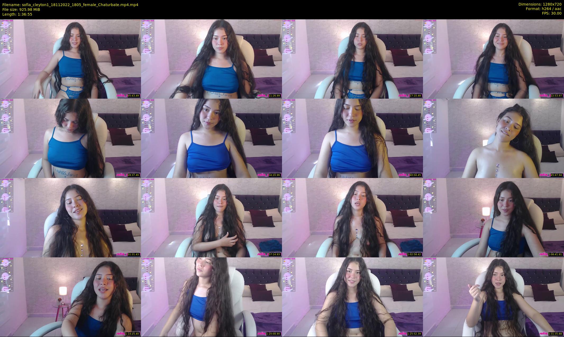 sofia_cleyton1 — 97 minute Chaturbate female cam show recording, 720p, Nov 18, 2022