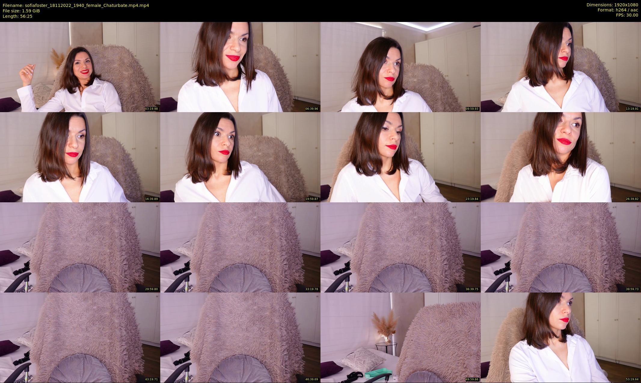 sofiafoster — 57 minute Chaturbate female cam show recording, 1080p, Nov 18, 2022