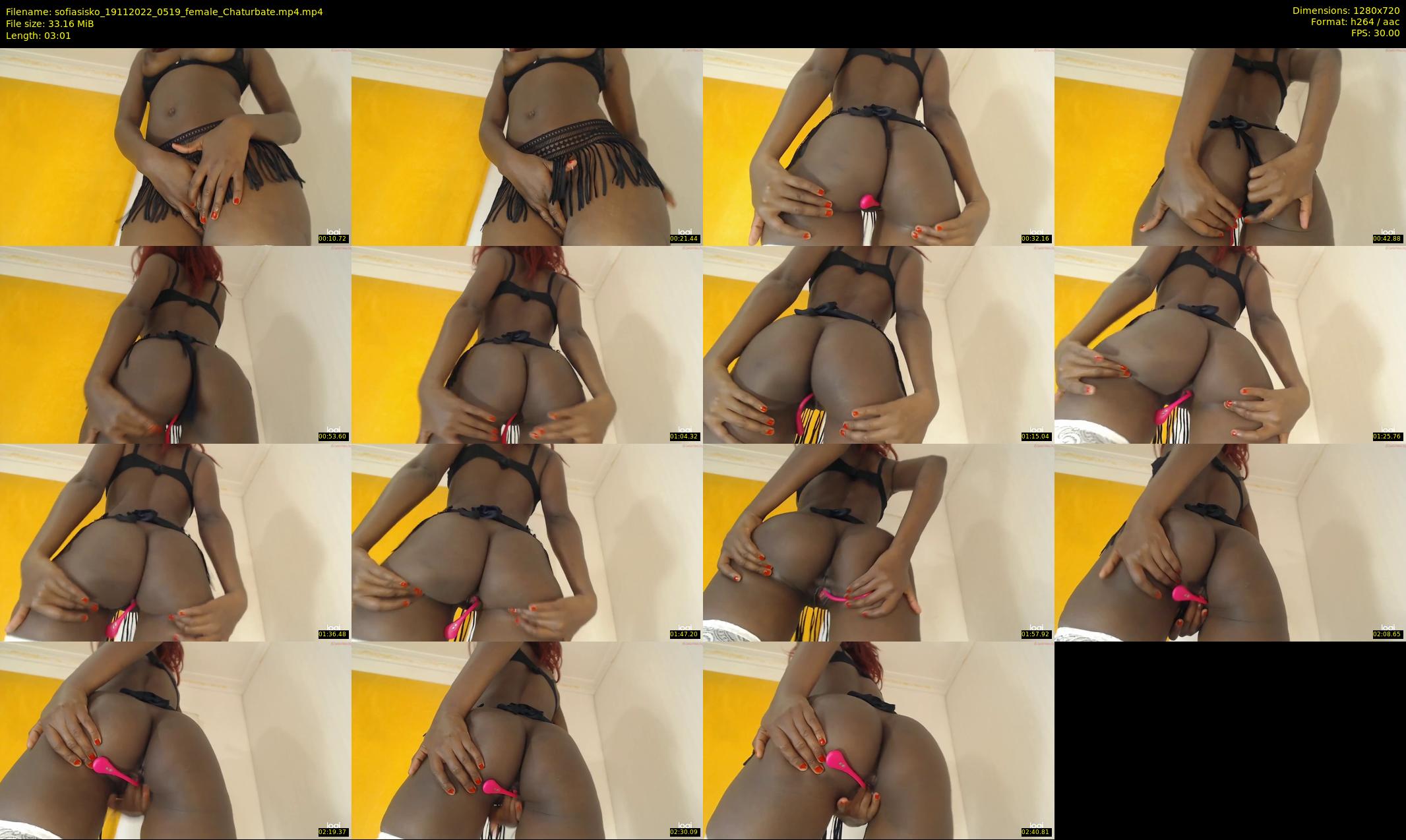 sofiasisko — 4 minute Chaturbate female cam show recording, 720p, Nov 19, 2022