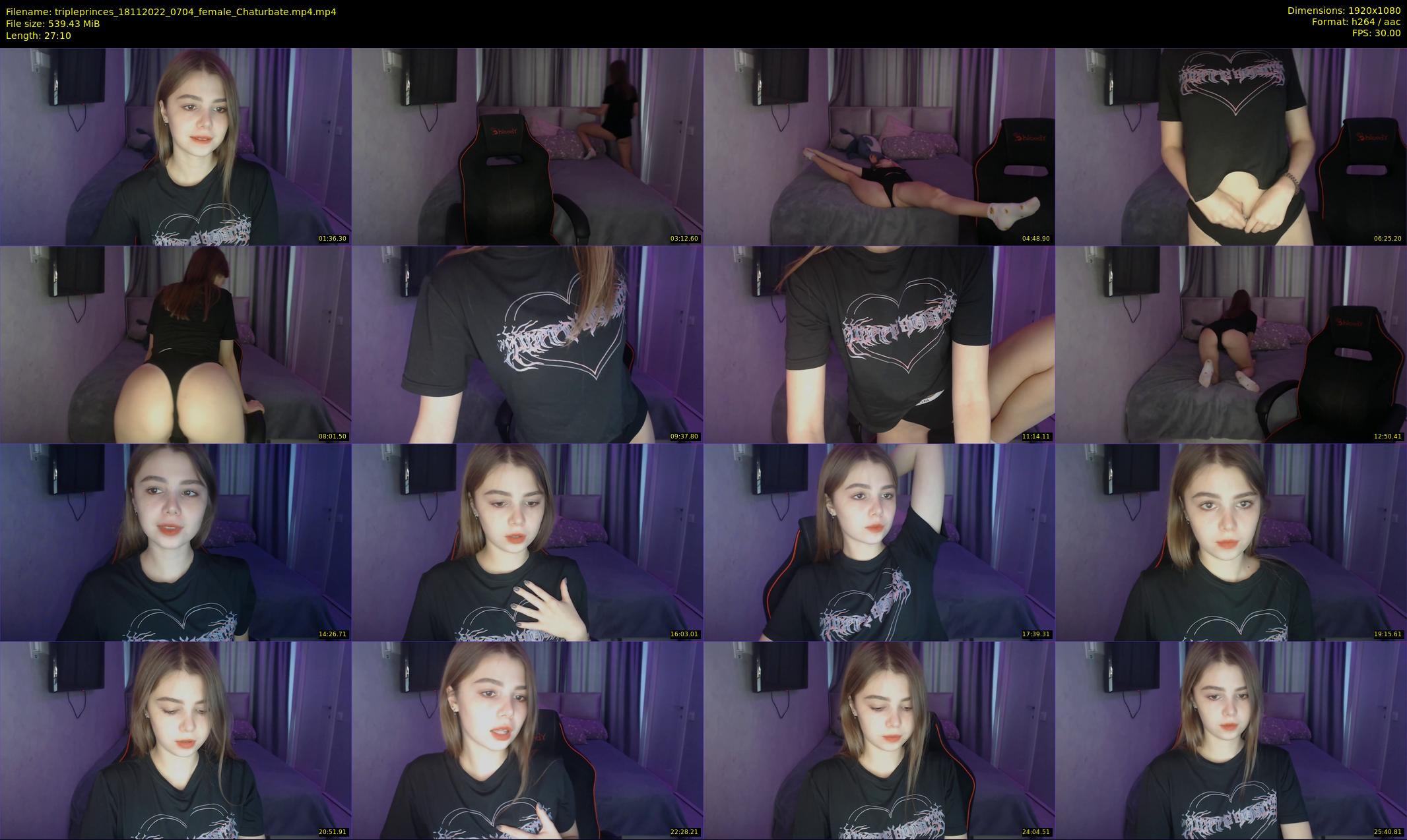 tripleprinces — 28 minute Chaturbate female cam show recording, 1080p, Nov 18, 2022