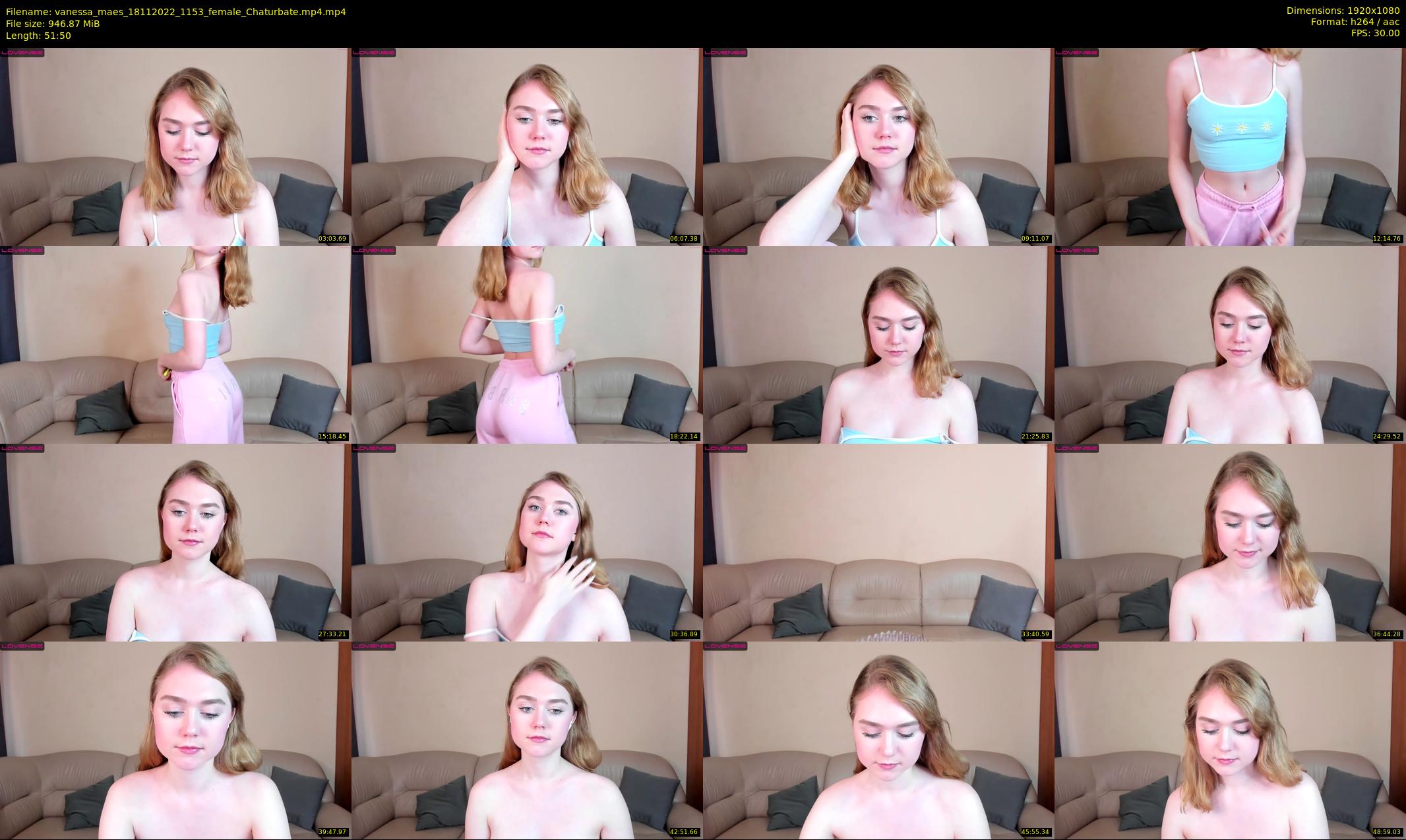 vanessa_maes — 52 minute Chaturbate female cam show recording, 1080p, Nov 18, 2022