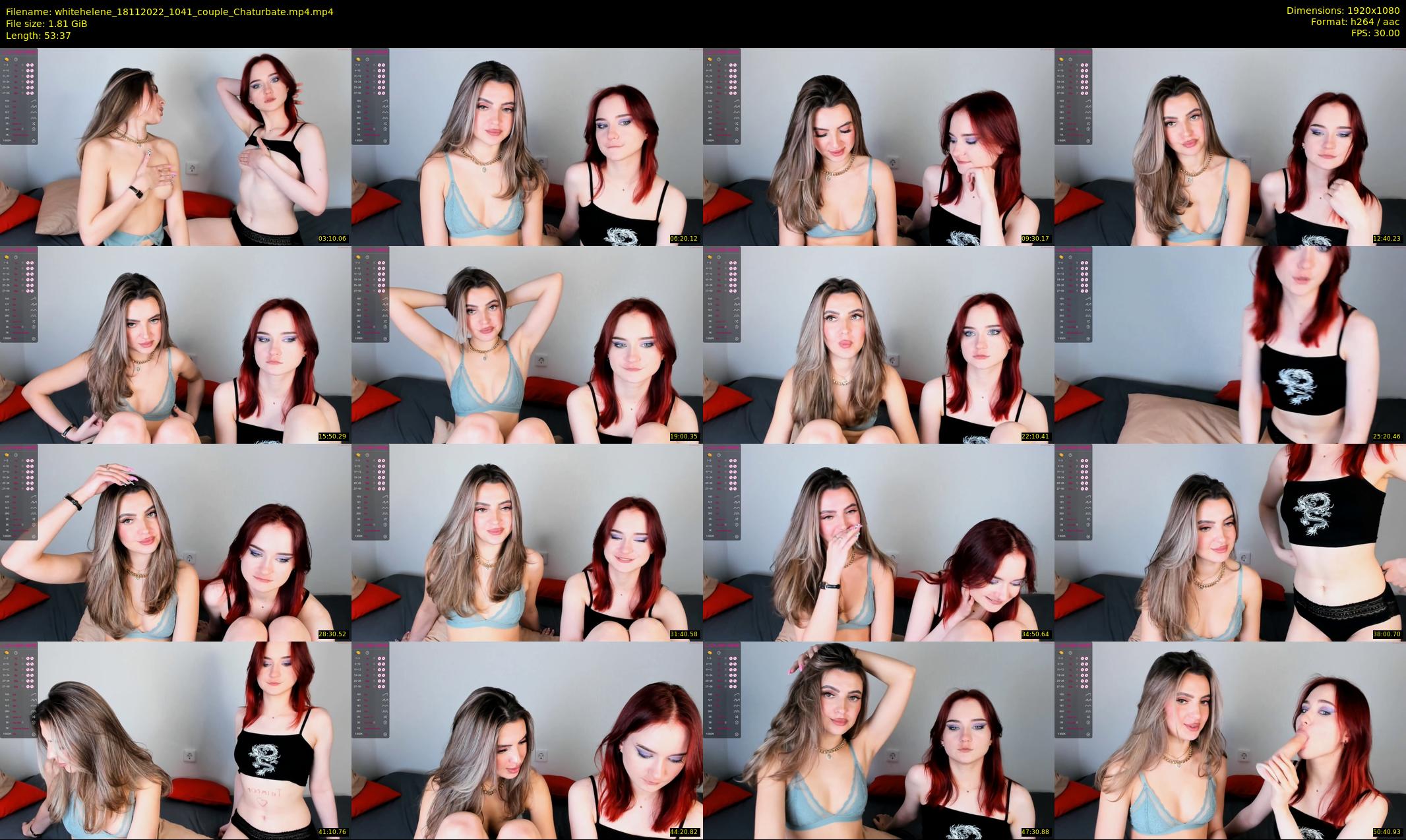 whitehelene — 54 minute Chaturbate female cam show recording, 1080p, Nov 18, 2022