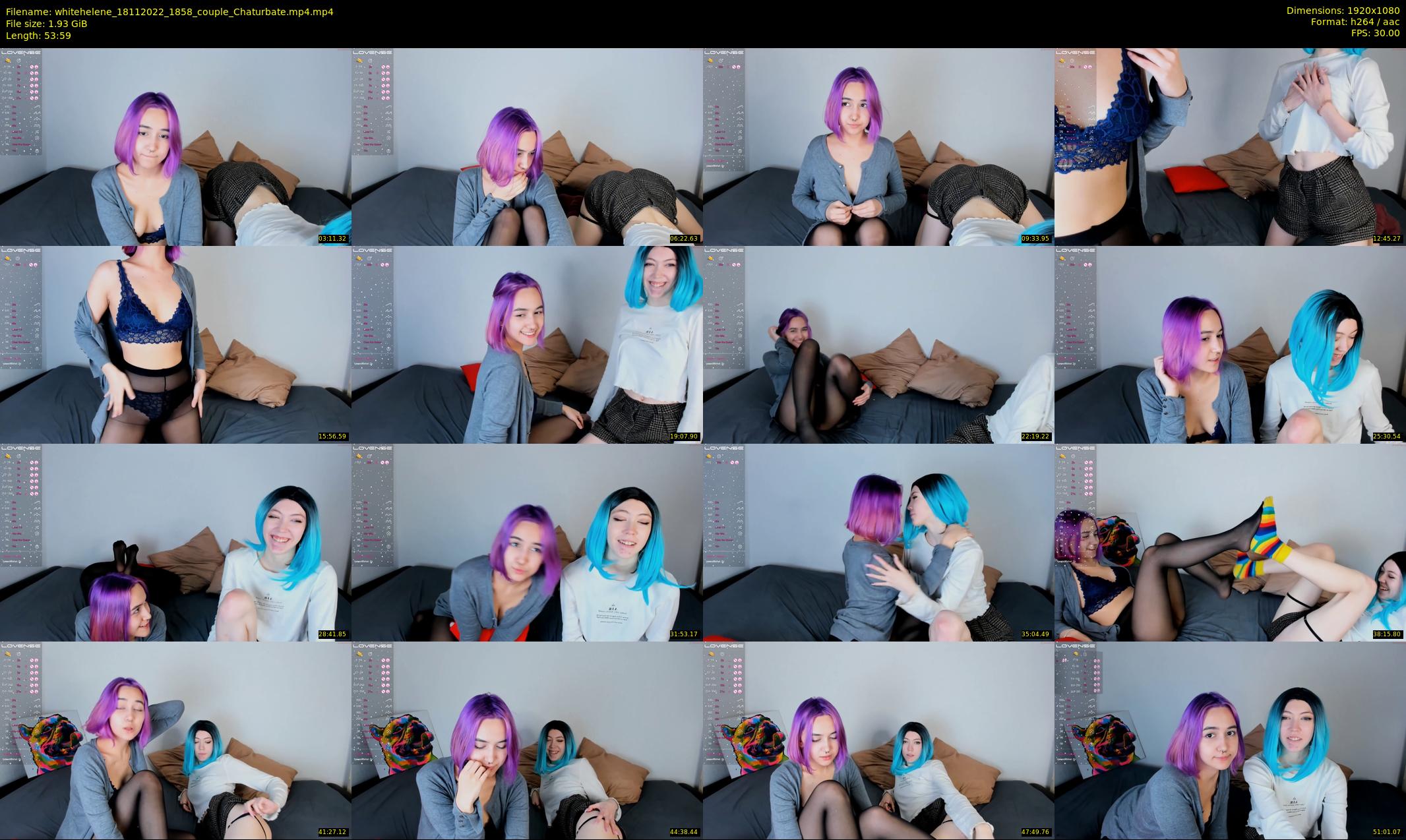 whitehelene — 54 minute Chaturbate female cam show recording, 1080p, Nov 18, 2022