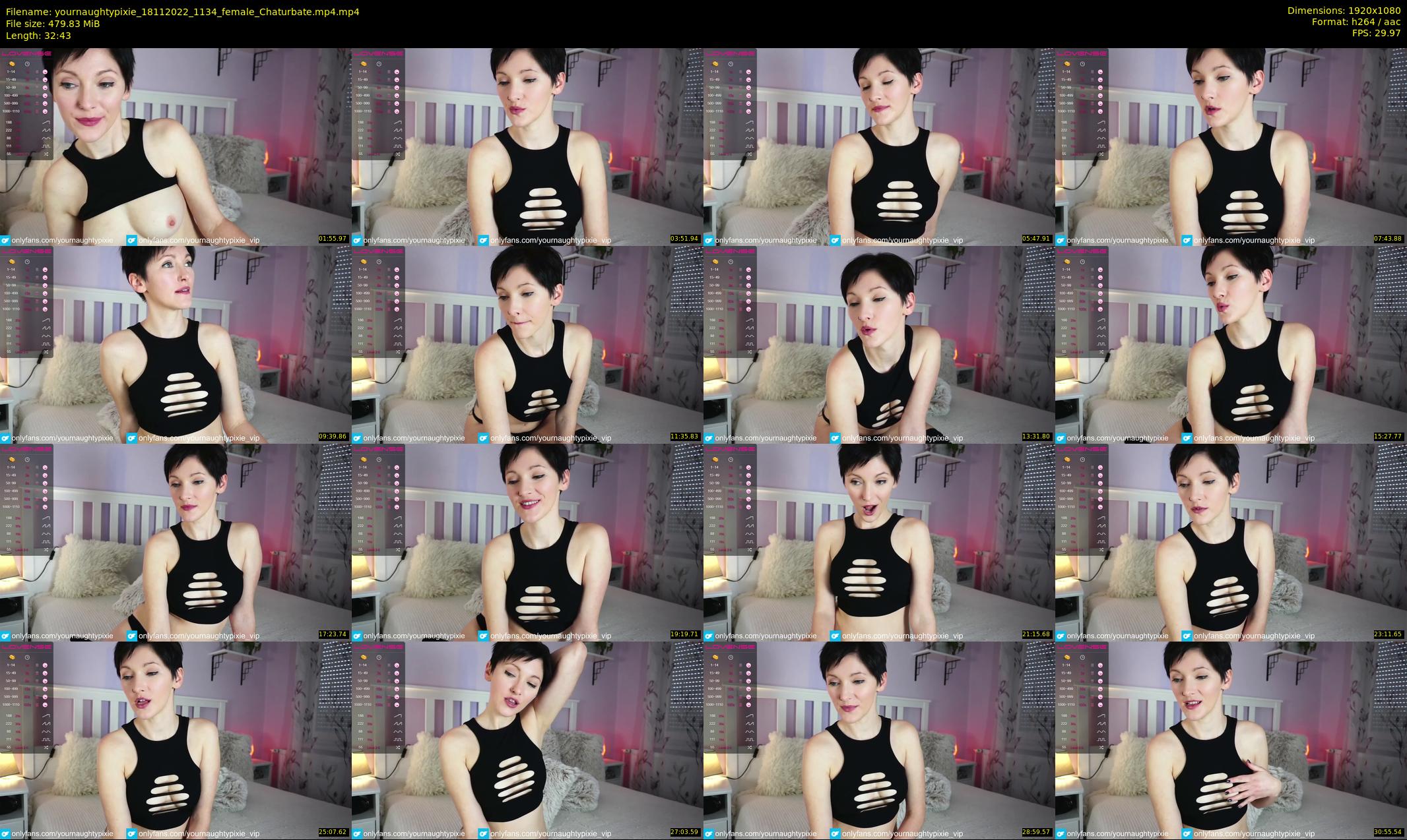 yournaughtypixie — 33 minute Chaturbate couple cam show recording, 1080p, Nov 18, 2022