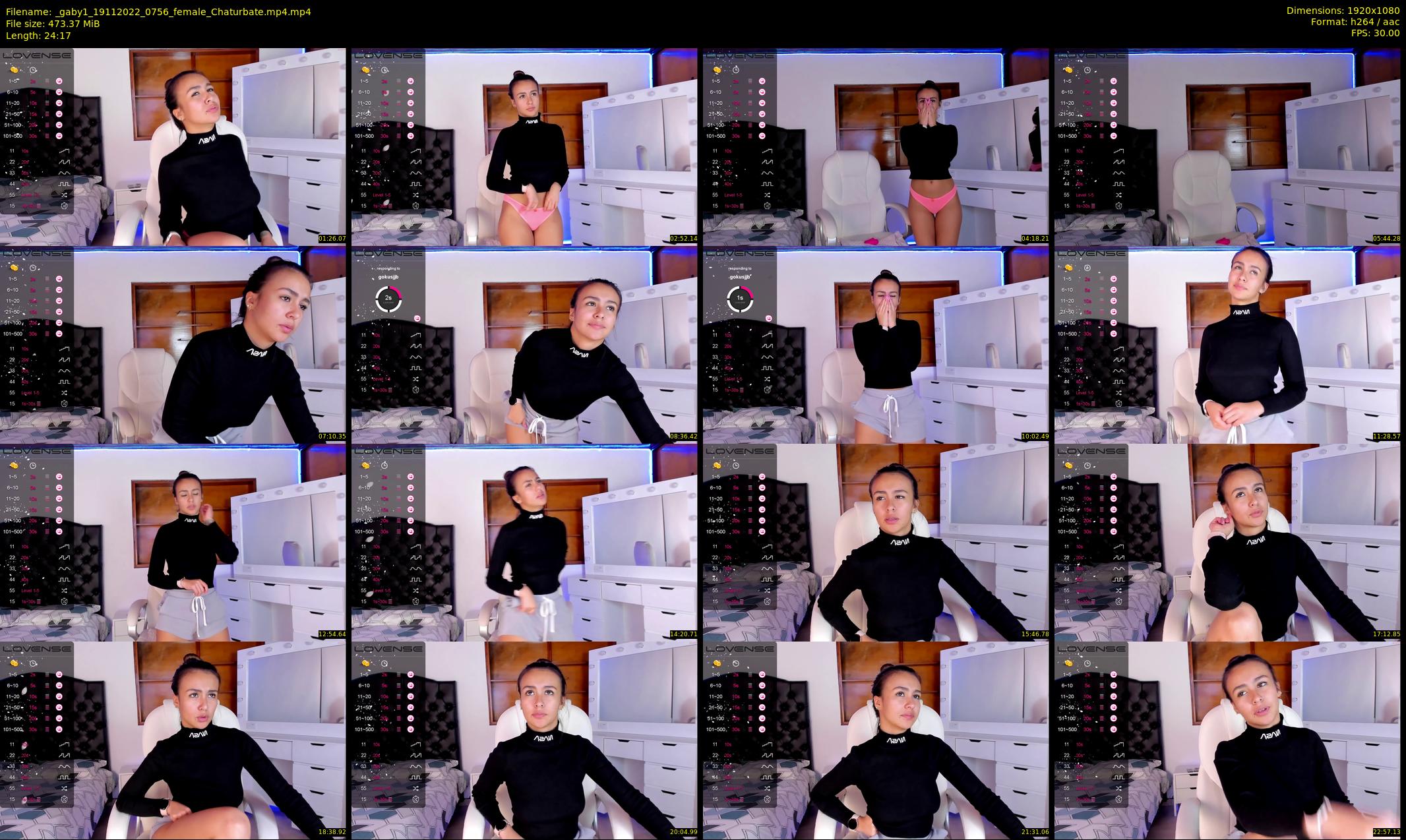 _gaby1 — 25 minute Chaturbate female cam show recording, 1080p, Nov 19, 2022