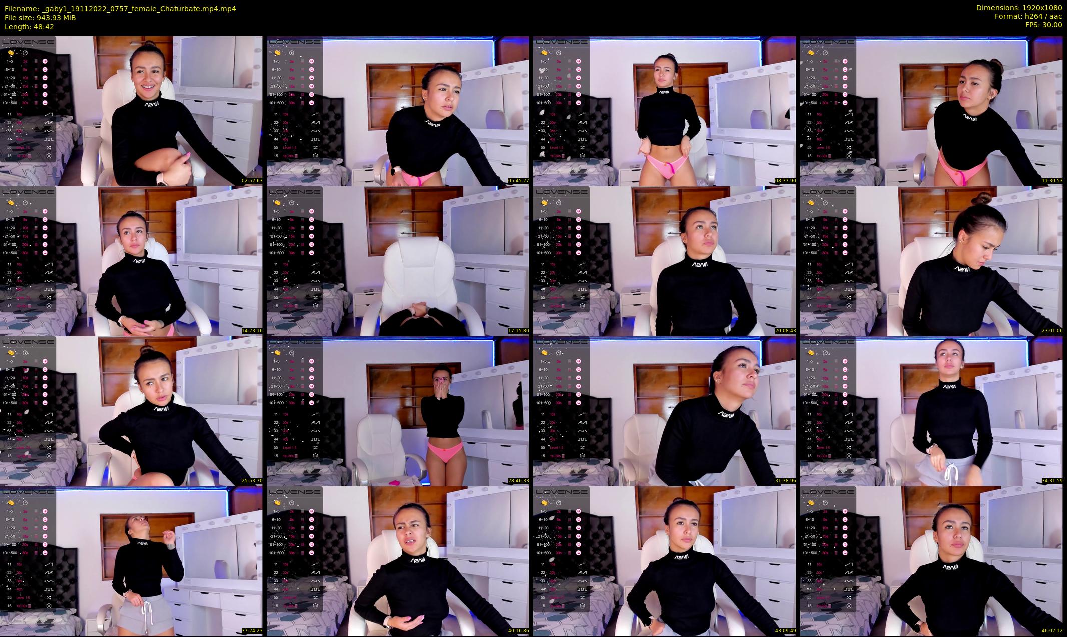 _gaby1 — 49 minute Chaturbate female cam show recording, 1080p, Nov 19, 2022