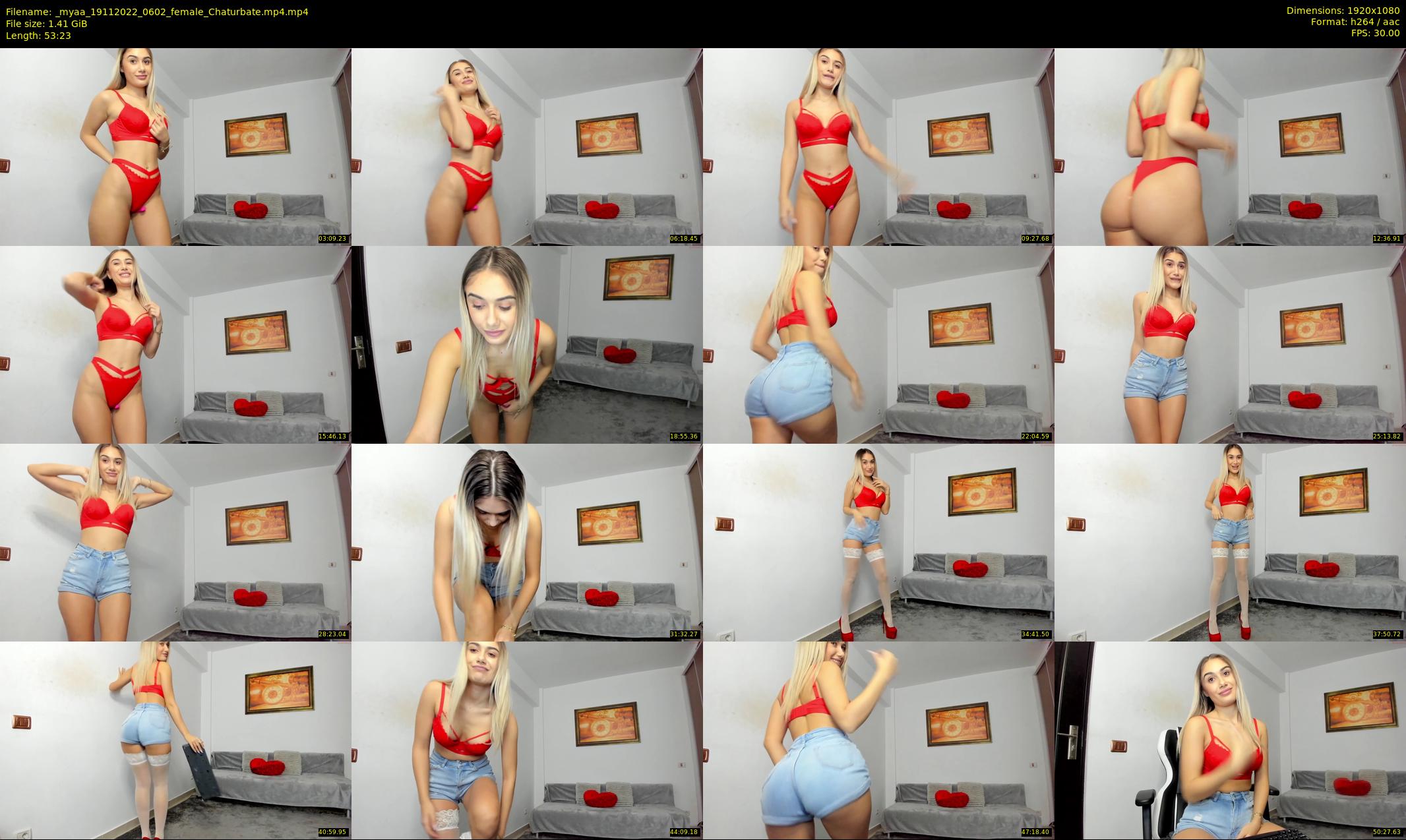 _myaa — 54 minute Chaturbate female cam show recording, 1080p, Nov 19, 2022