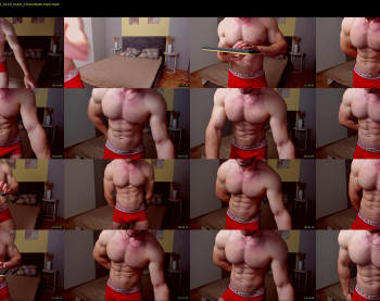 adam_muscle_ — 15 minute Chaturbate male cam show recording, 1080p, Nov 19, 2022