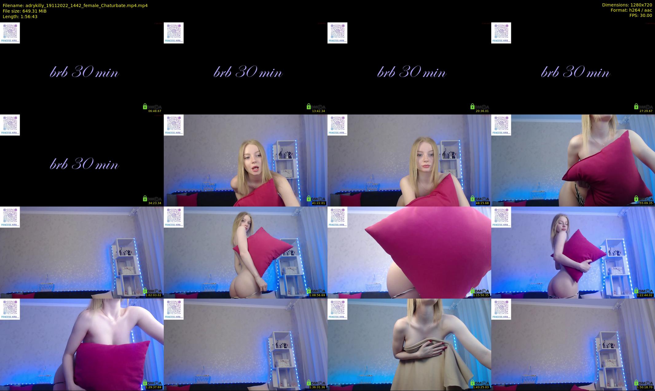 adrykilly — 117 minute Chaturbate female cam show recording, 720p, Nov 19, 2022