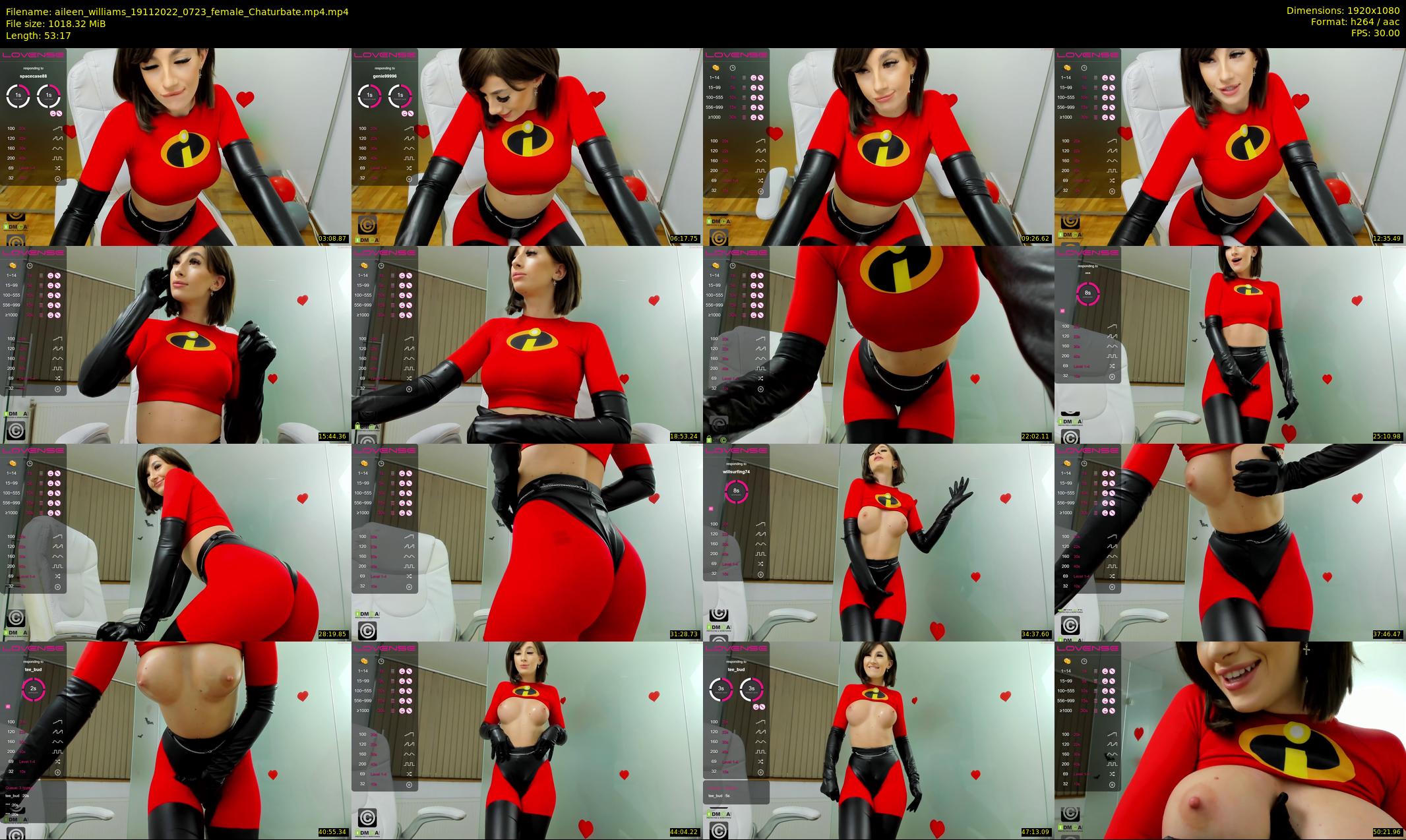 aileen_williams — 54 minute Chaturbate female cam show recording, 1080p, Nov 19, 2022