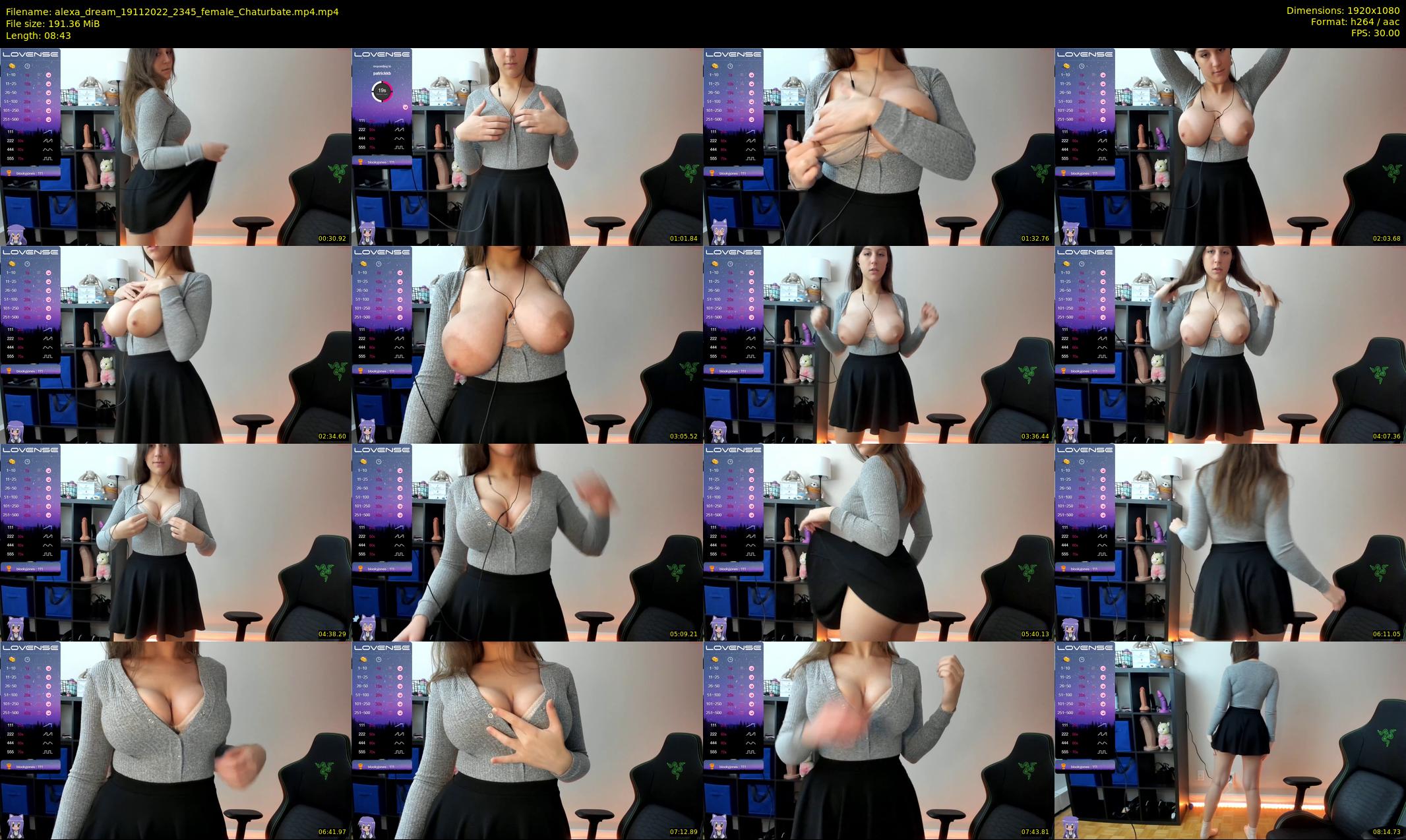 alexa_dream — 9 minute Chaturbate female cam show recording, 1080p, Nov 19, 2022