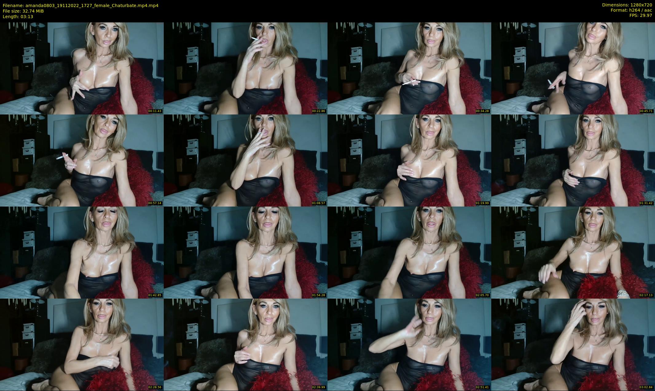 amanda0803 — 4 minute Chaturbate female cam show recording, 720p, Nov 19, 2022