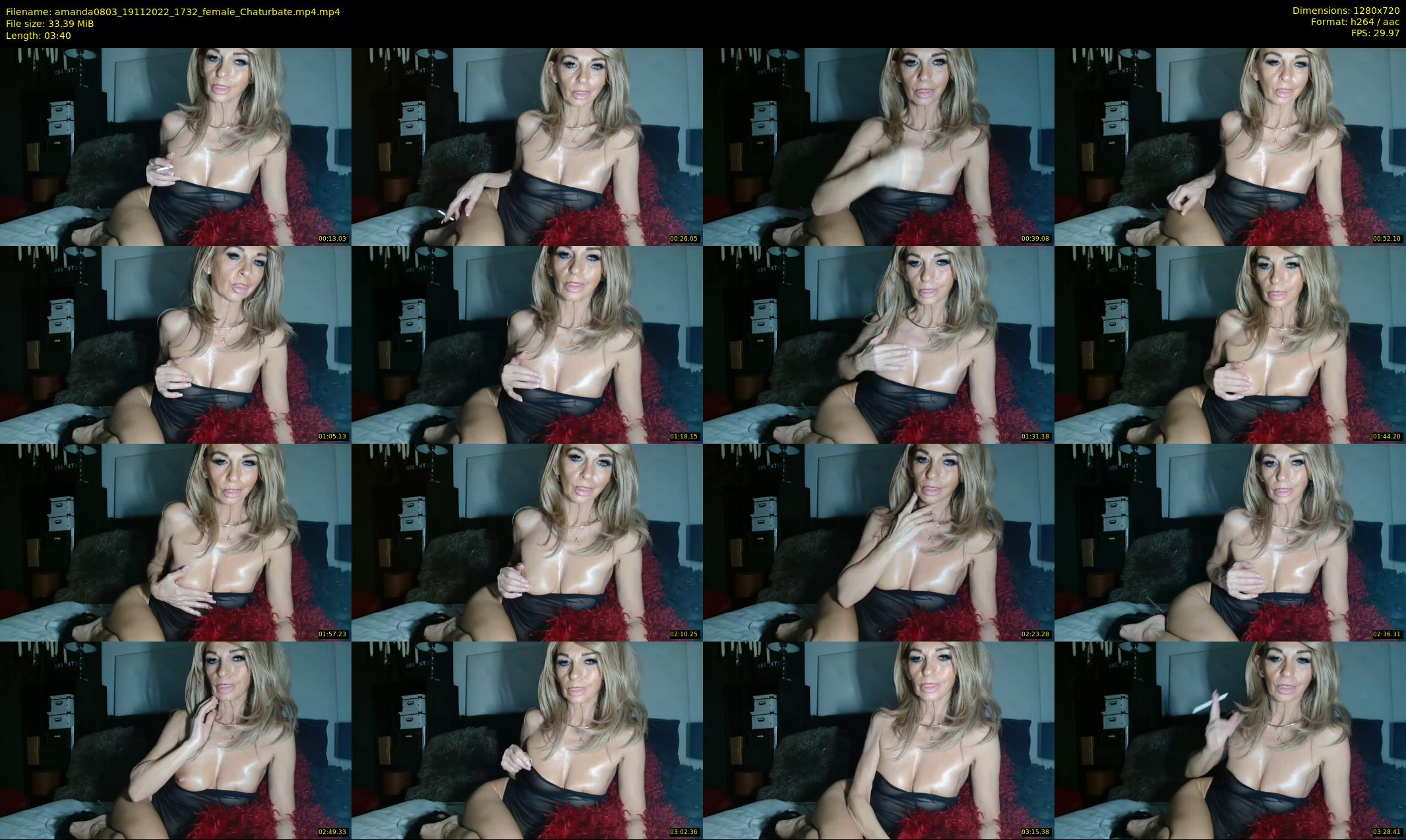 amanda0803 — 4 minute Chaturbate female cam show recording, 720p, Nov 19, 2022